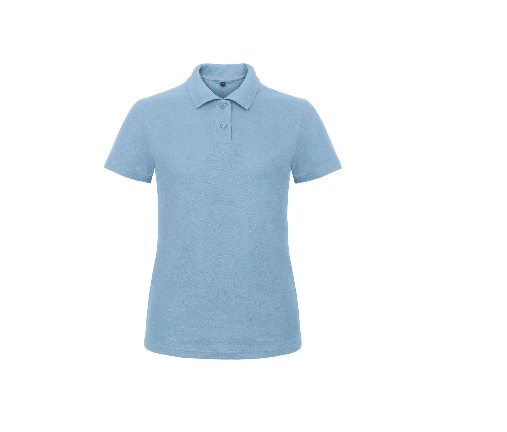 Polo Piqué Femme - Light Blue