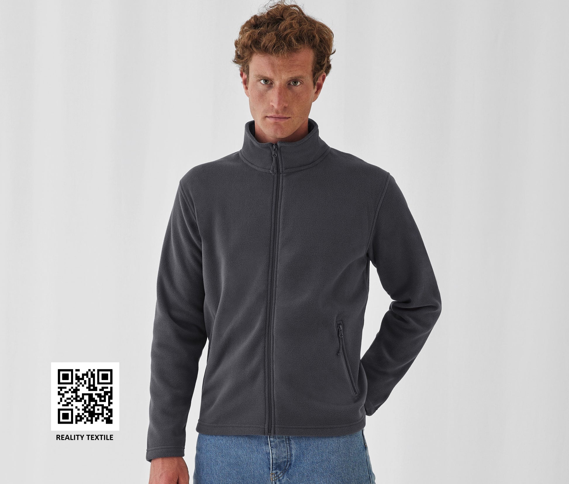 Veste polaire zippée homme
