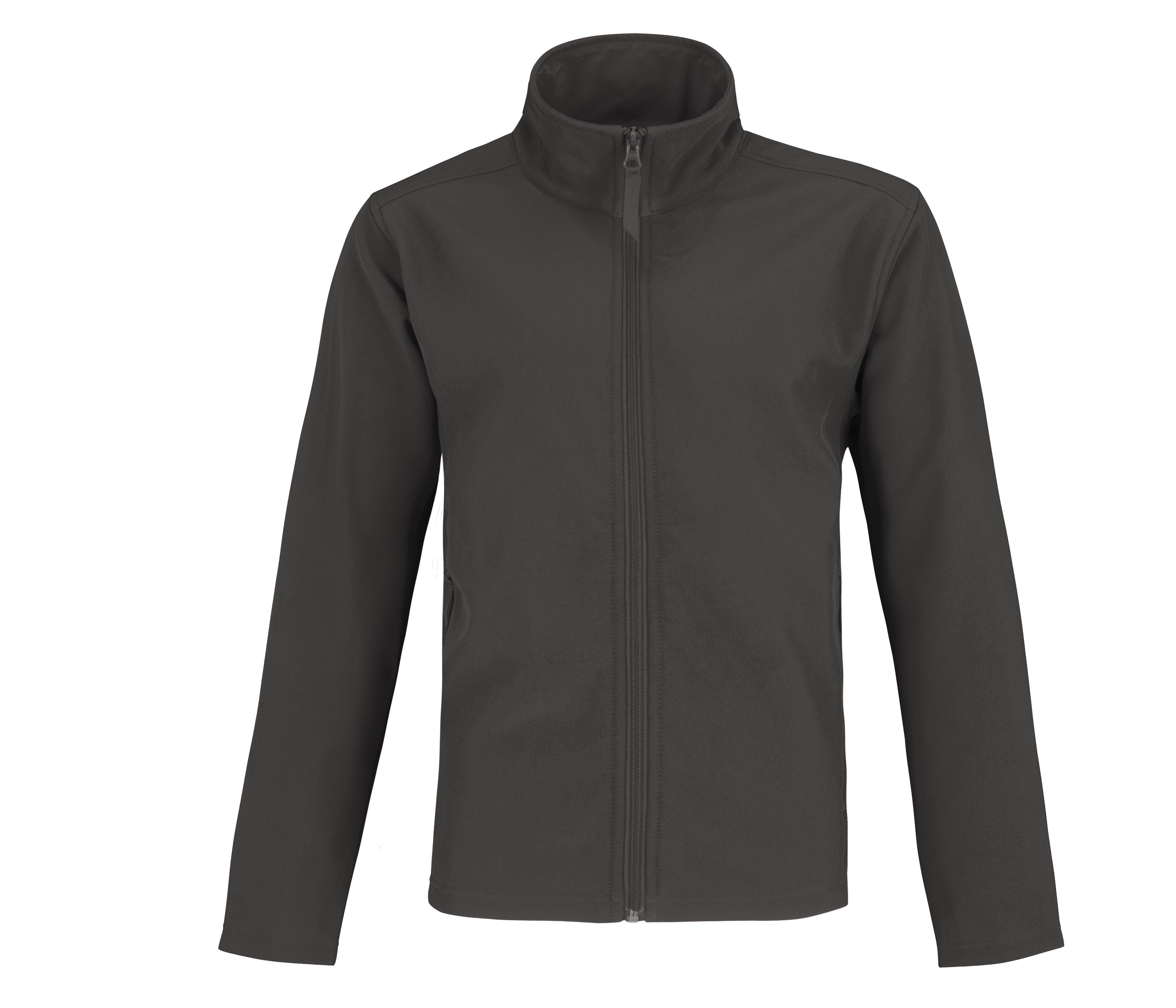 Veste Softshell Homme Id.701 - Dark Grey/orange