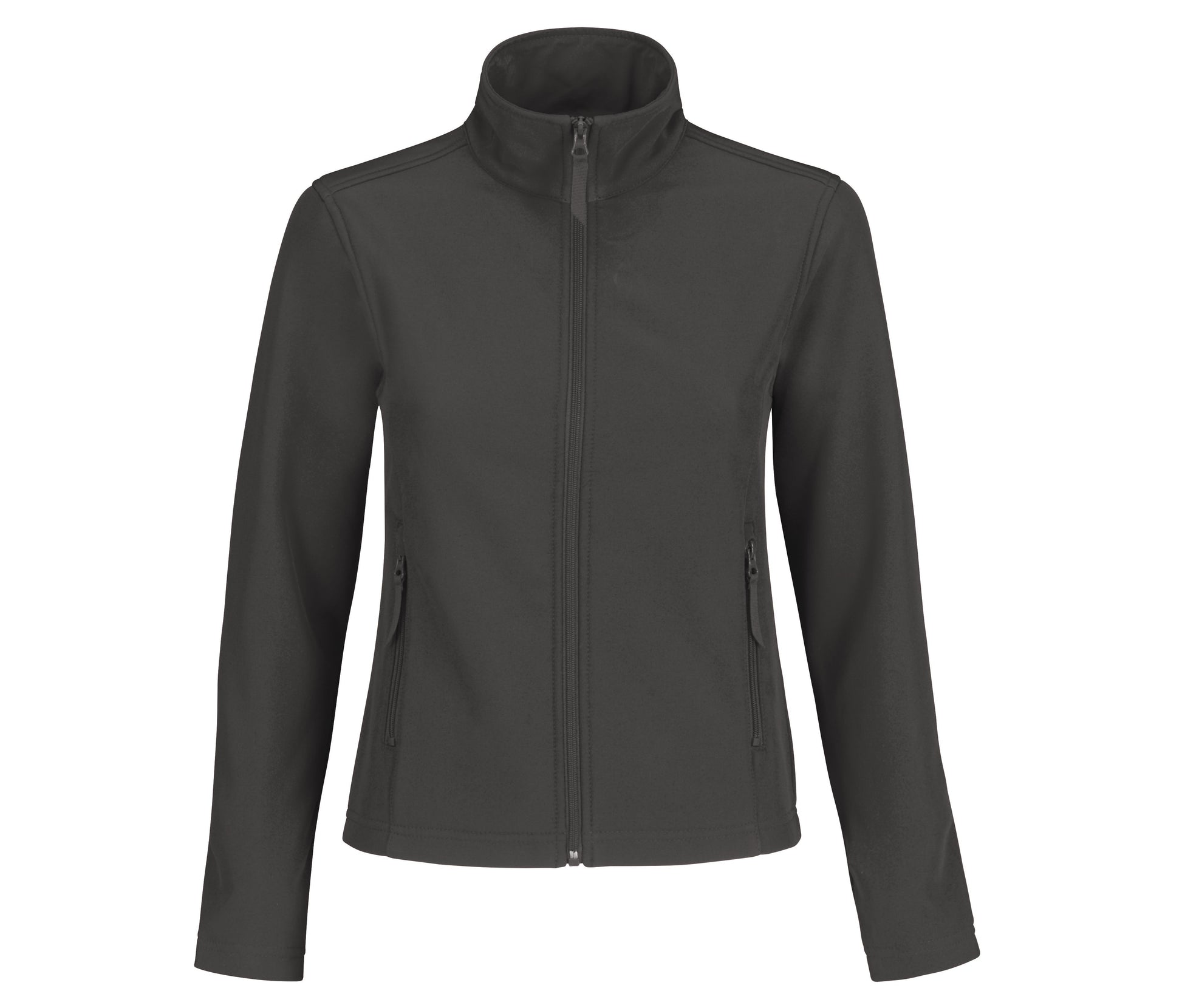 Veste Softshell Femme Id.701 - Dark Grey/orange