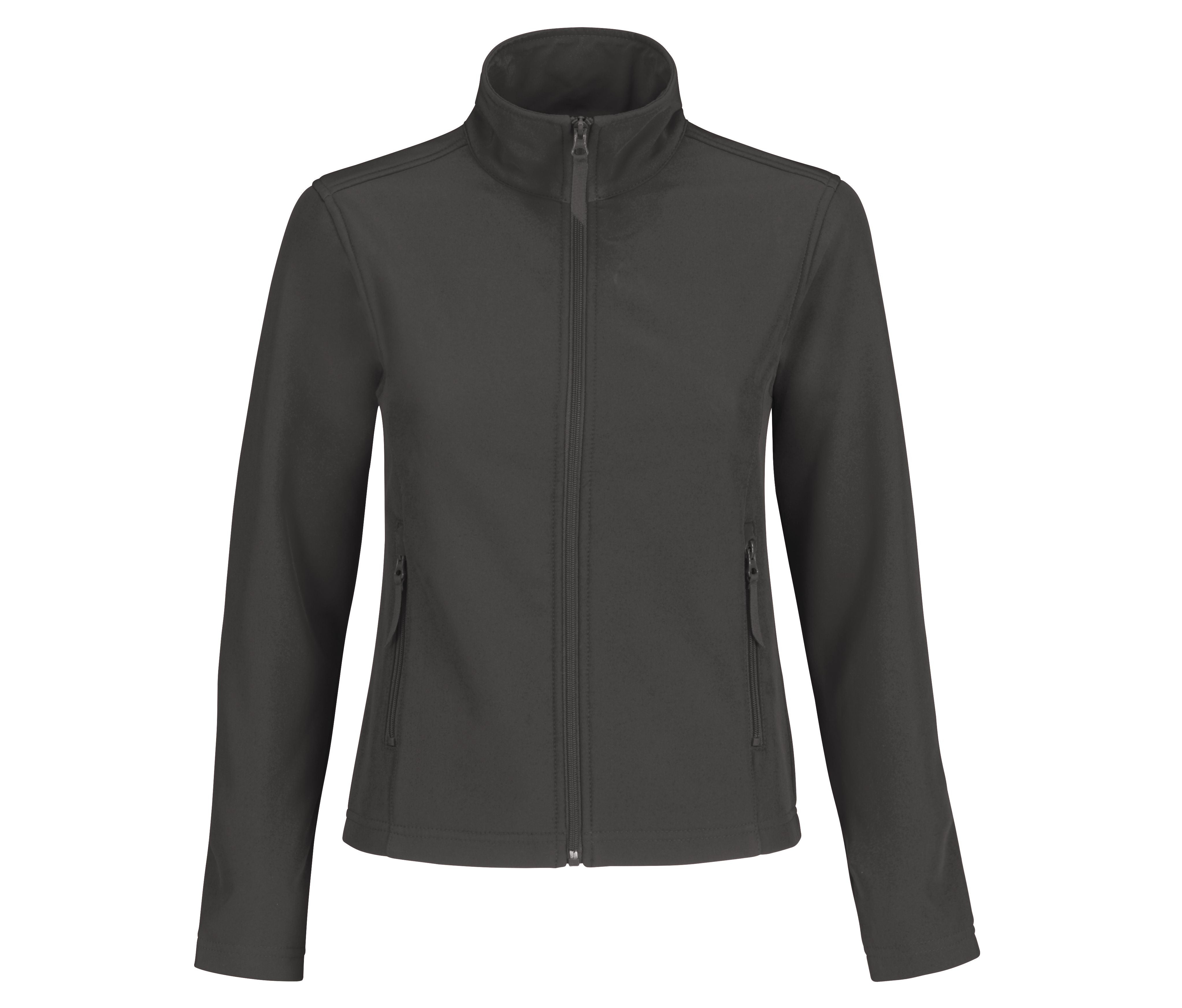 Veste Softshell Femme Id.701 - Dark Grey/orange