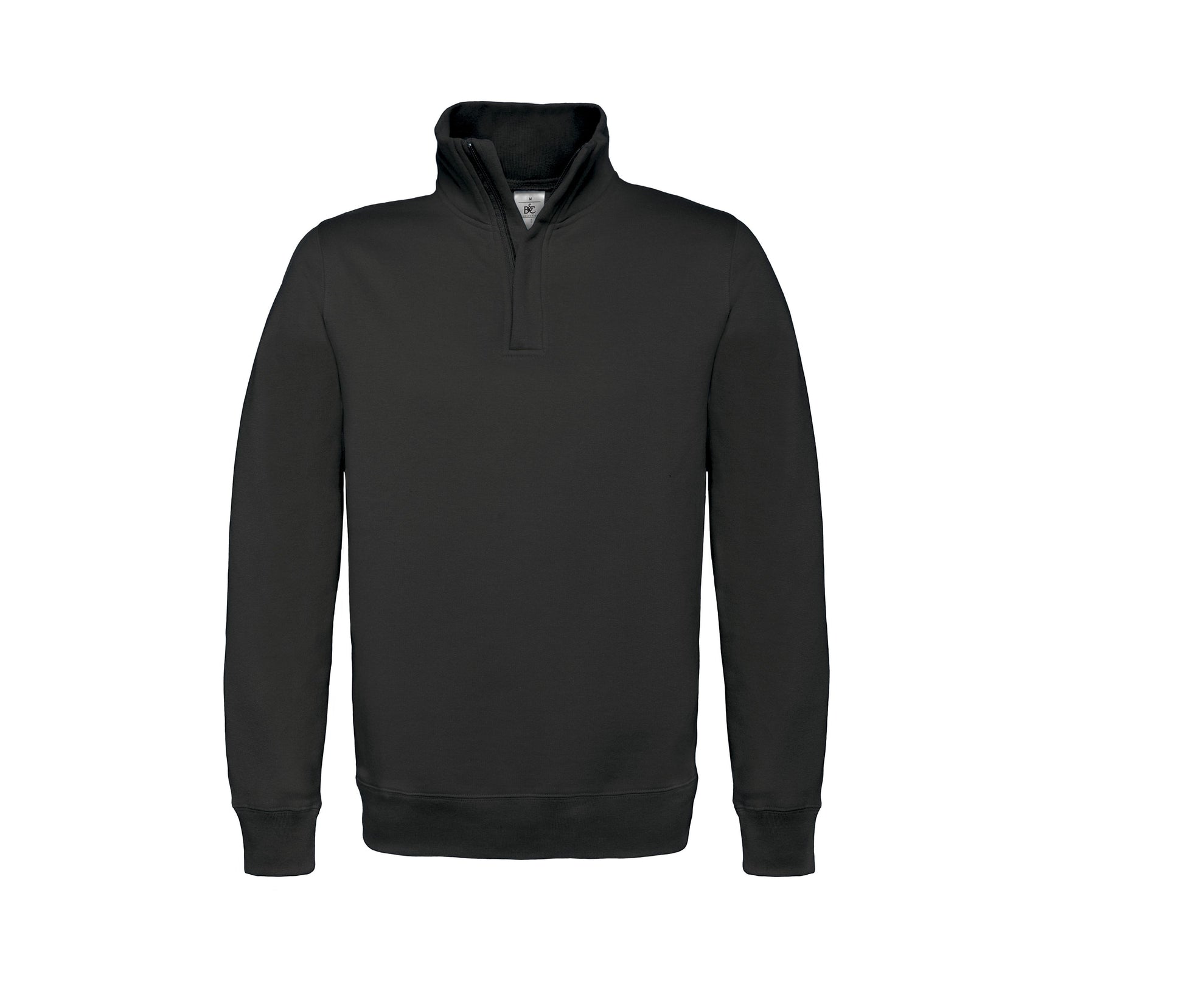 Sweat Col Zippé - Black