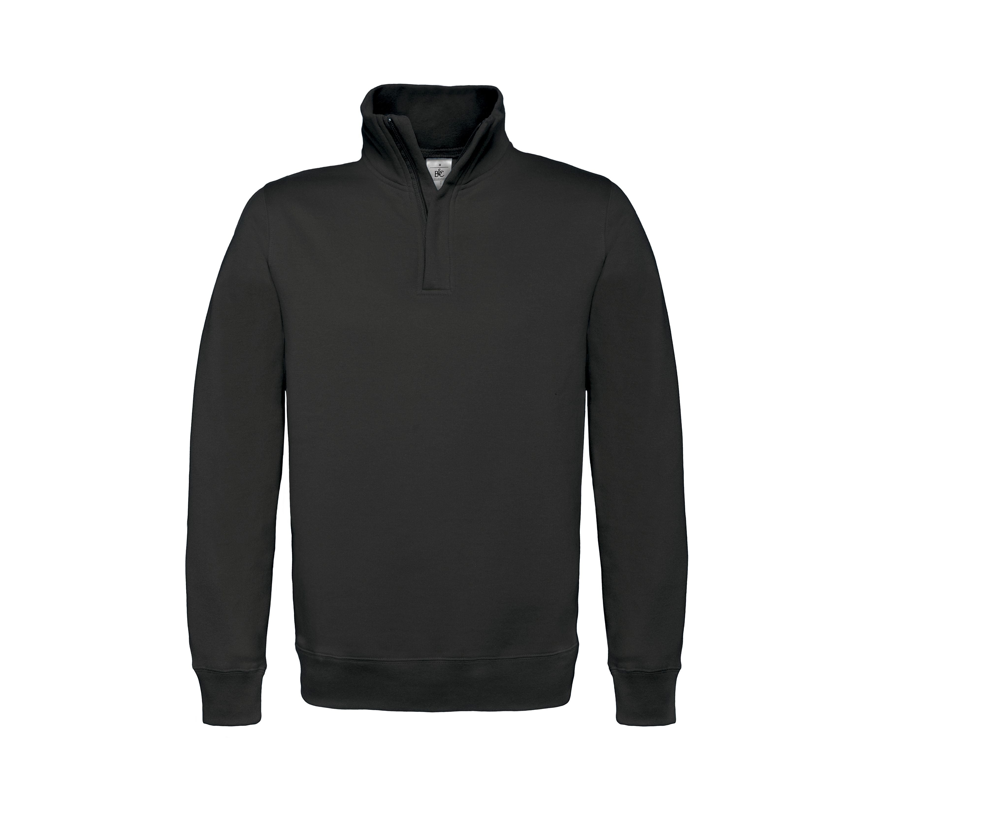 Sweat Col Zippé - Black