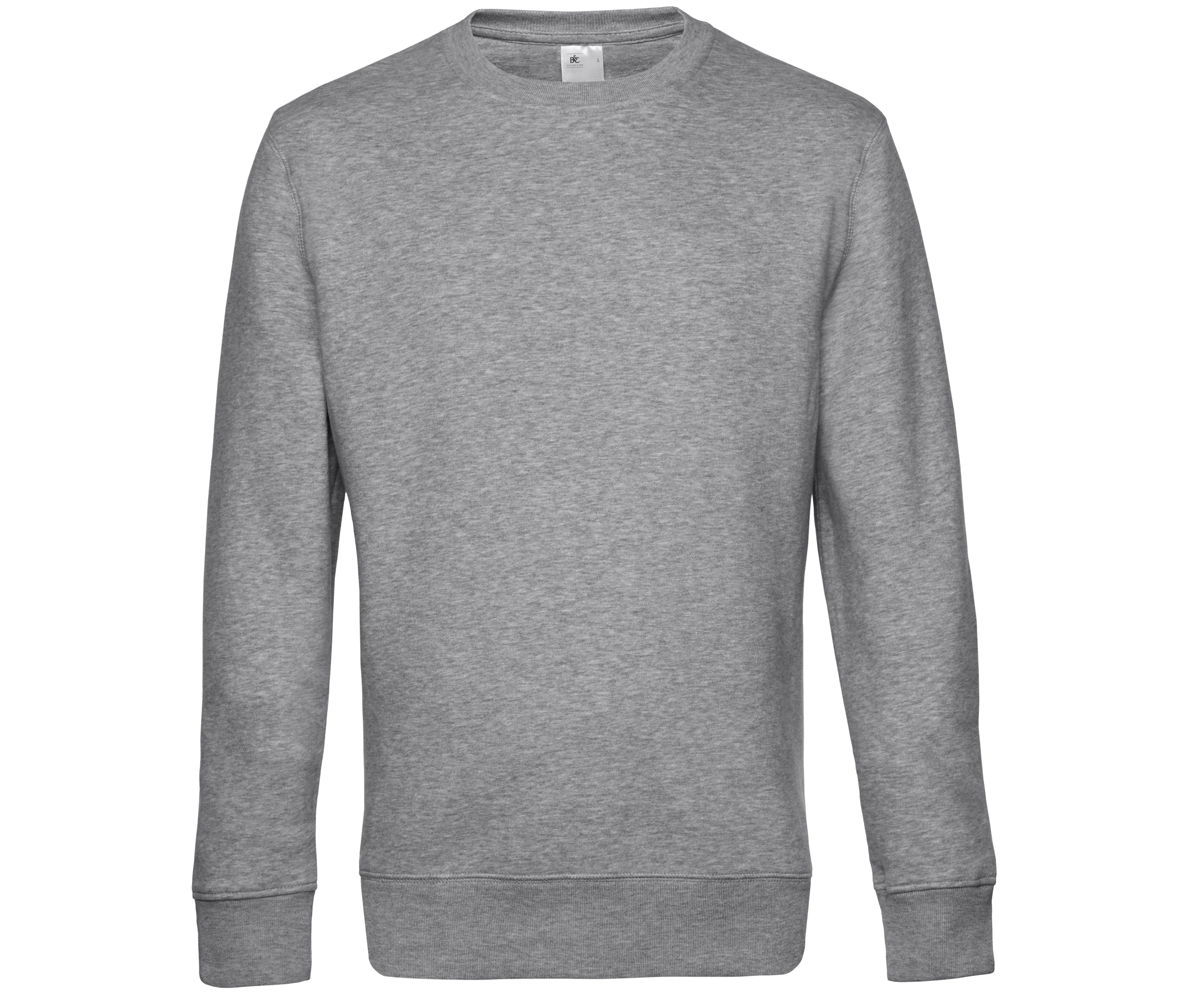 Sweat Manches Droites 280 King - Heather Grey