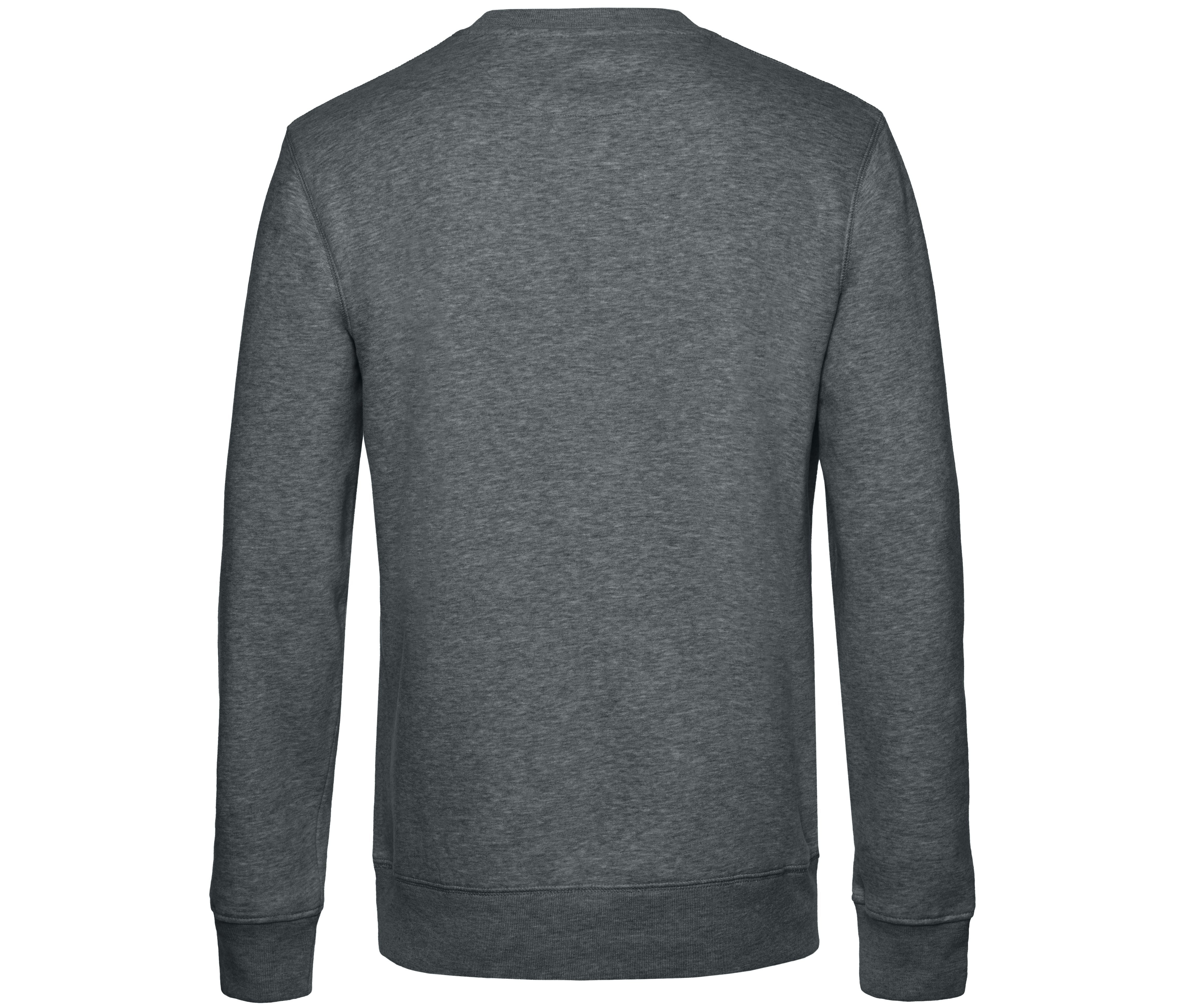 Sweat Manches Droites 280 King - Heather Mid Grey