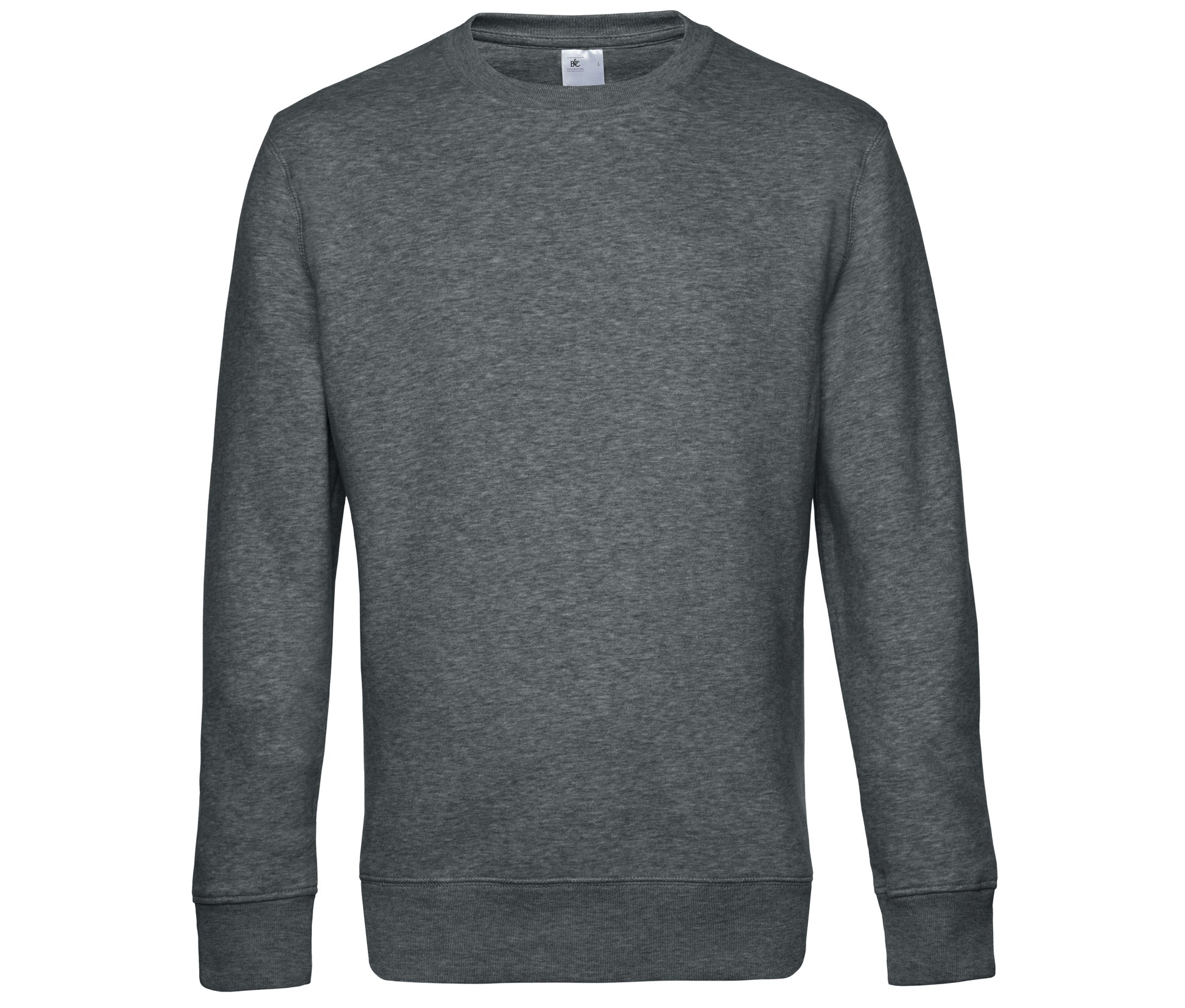 Sweat Manches Droites 280 King - Heather Mid Grey