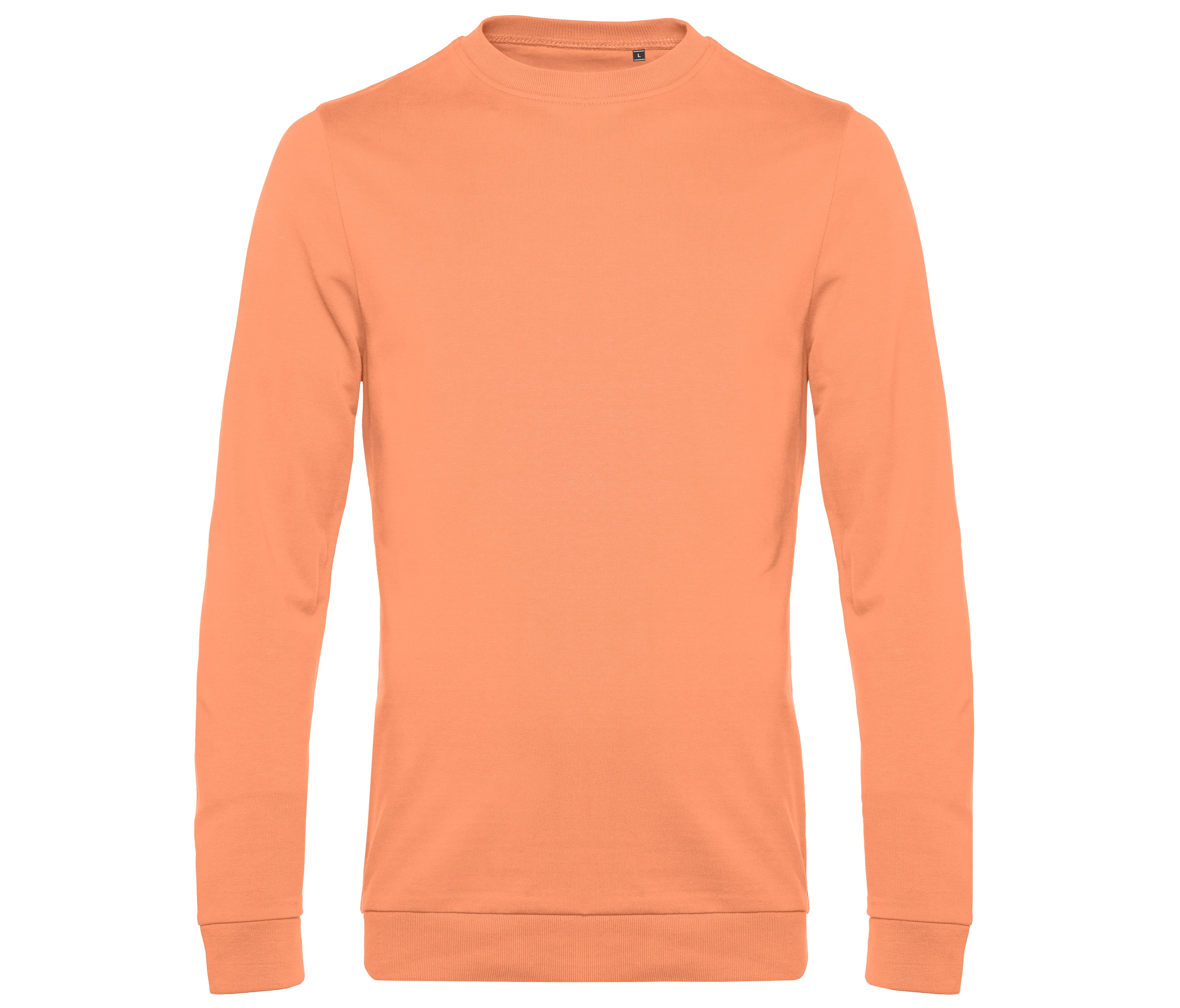 Sweat Col Rond # - Melon Orange
