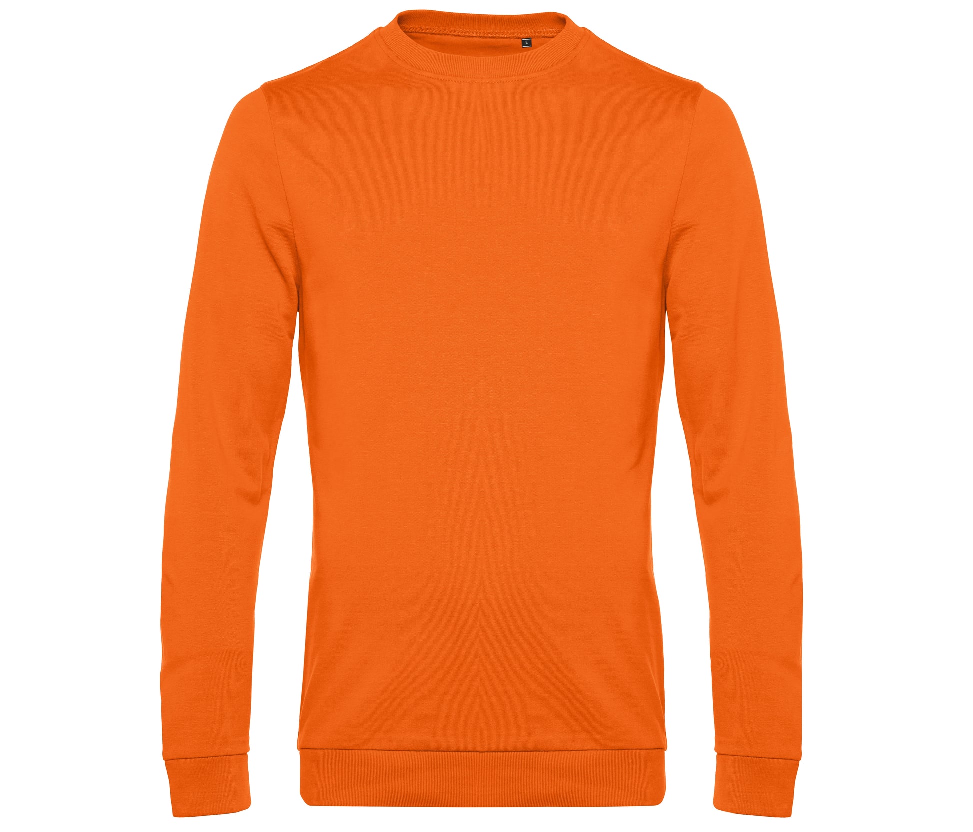 Sweat Col Rond # - Pure Orange