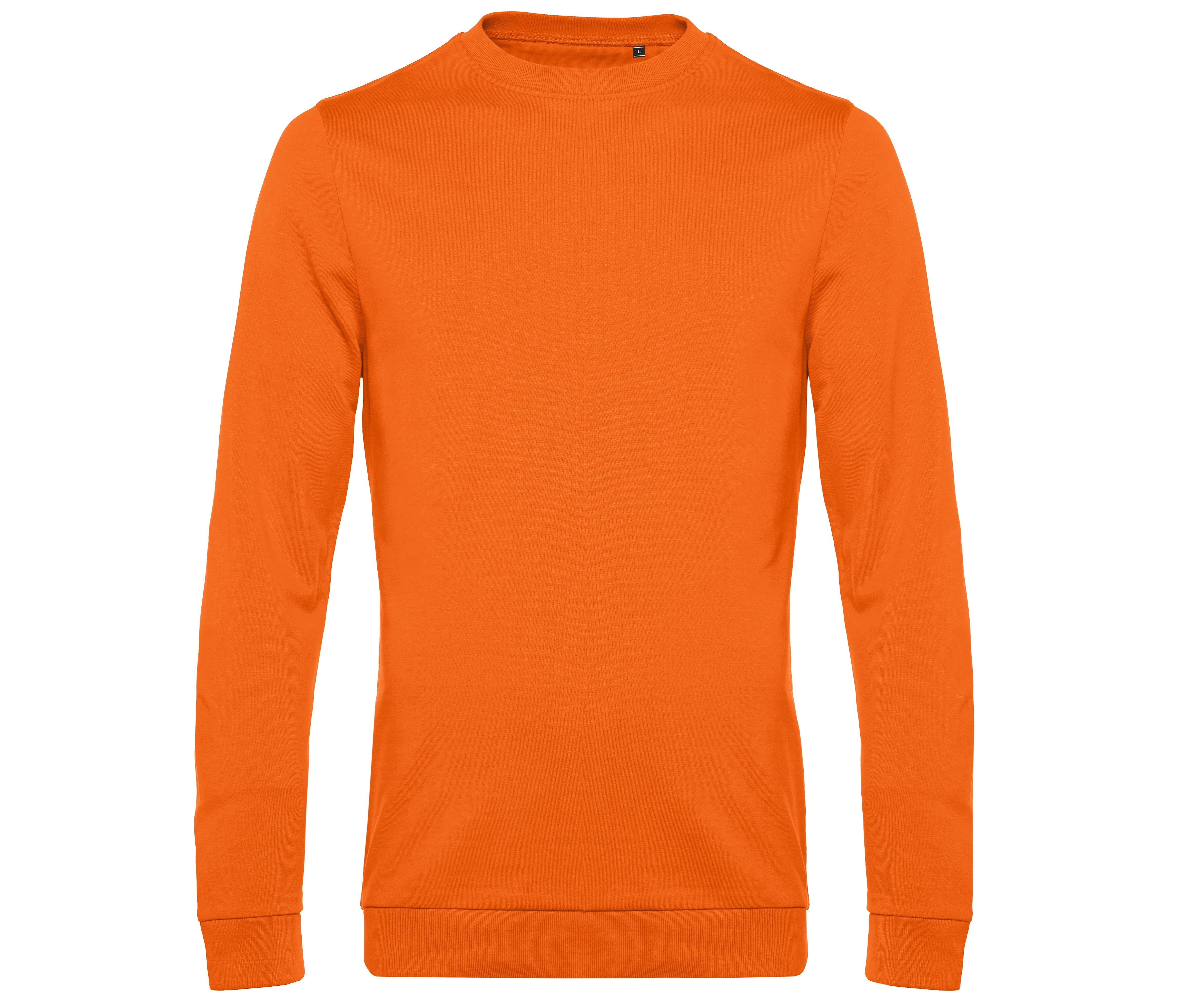Sweat Col Rond # - Pure Orange
