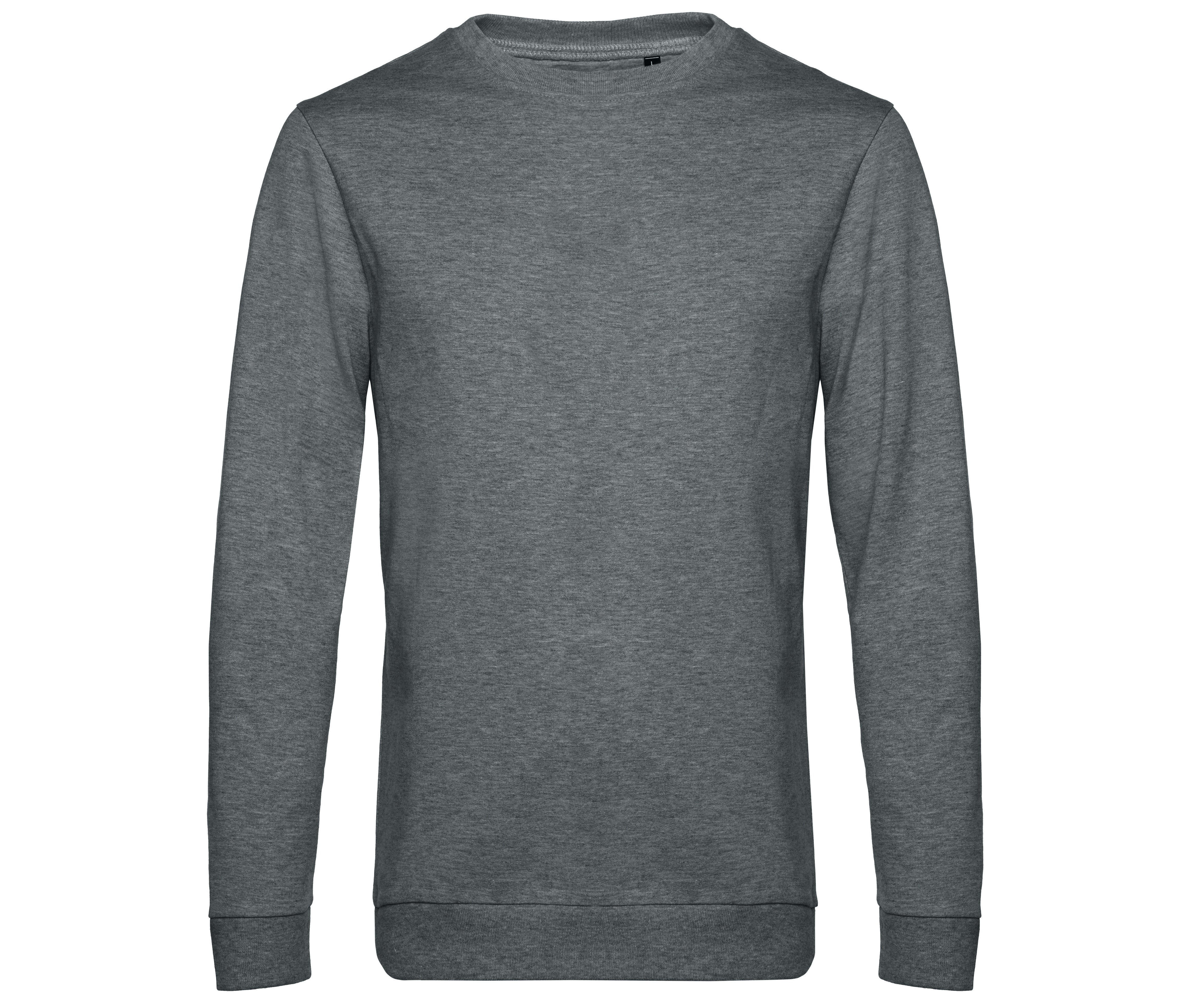 Sweat Col Rond # - Heather Mid Grey