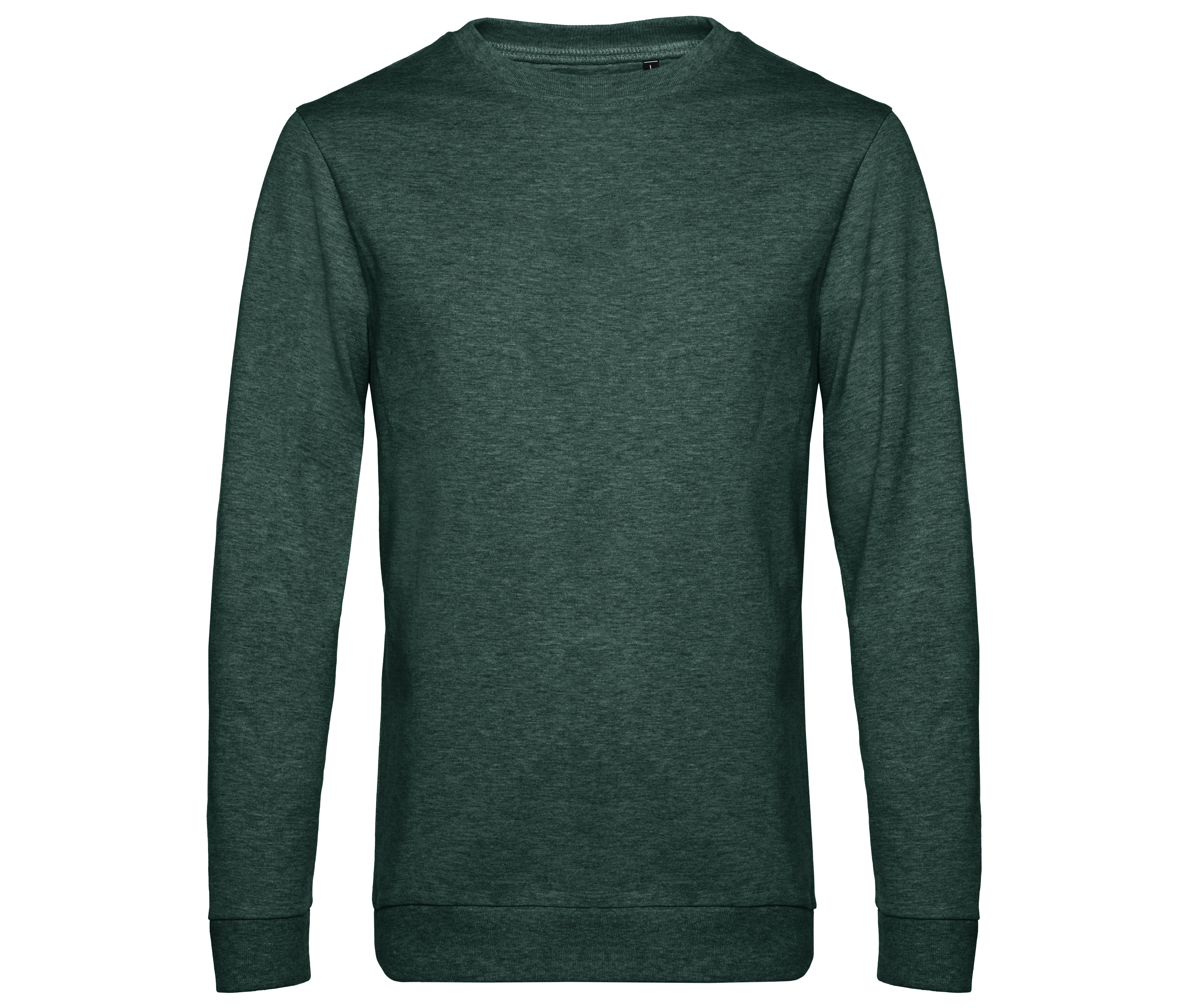 Sweat Col Rond # - Heather Dark Green