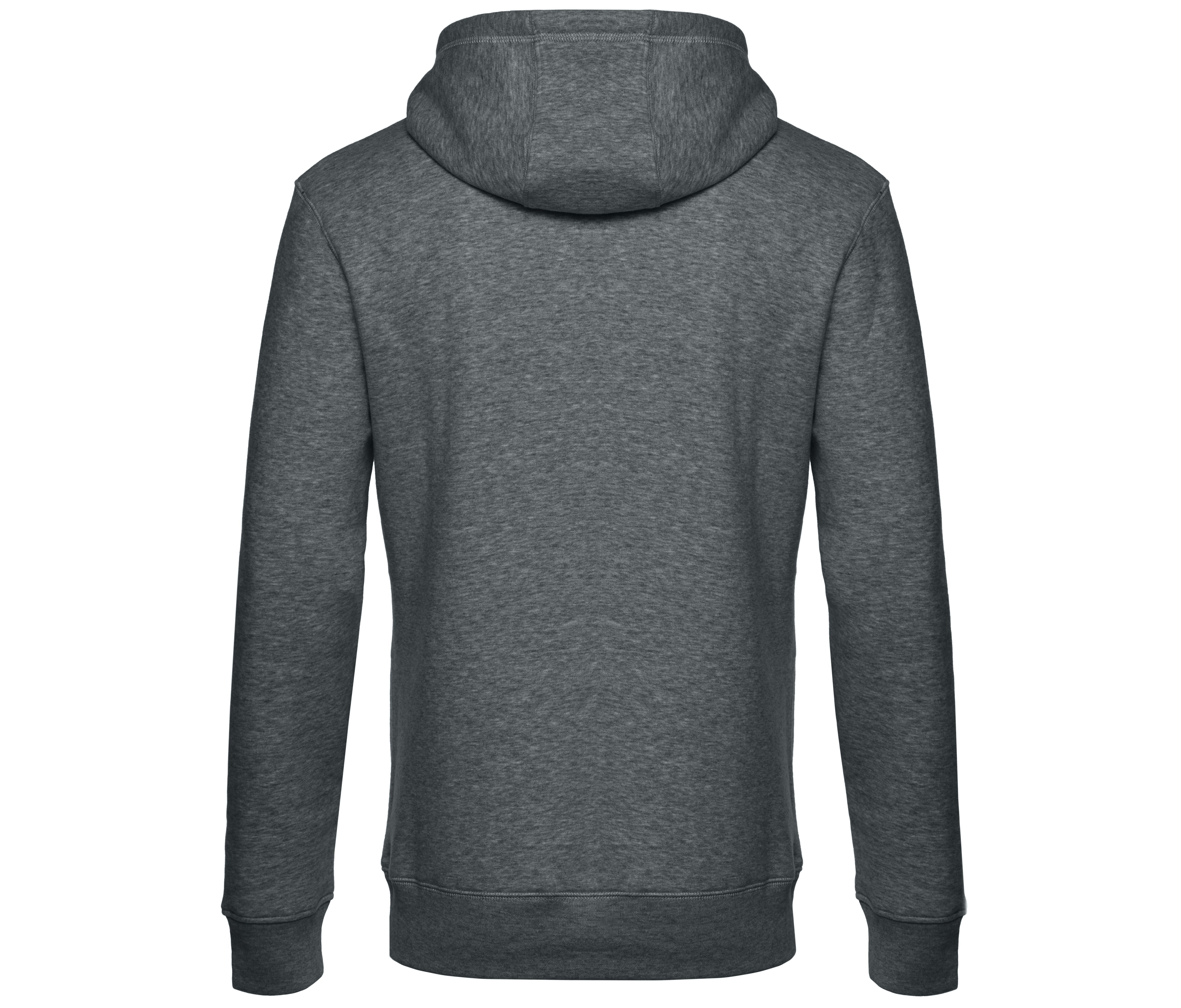 Sweat Capuche King - Heather Mid Grey