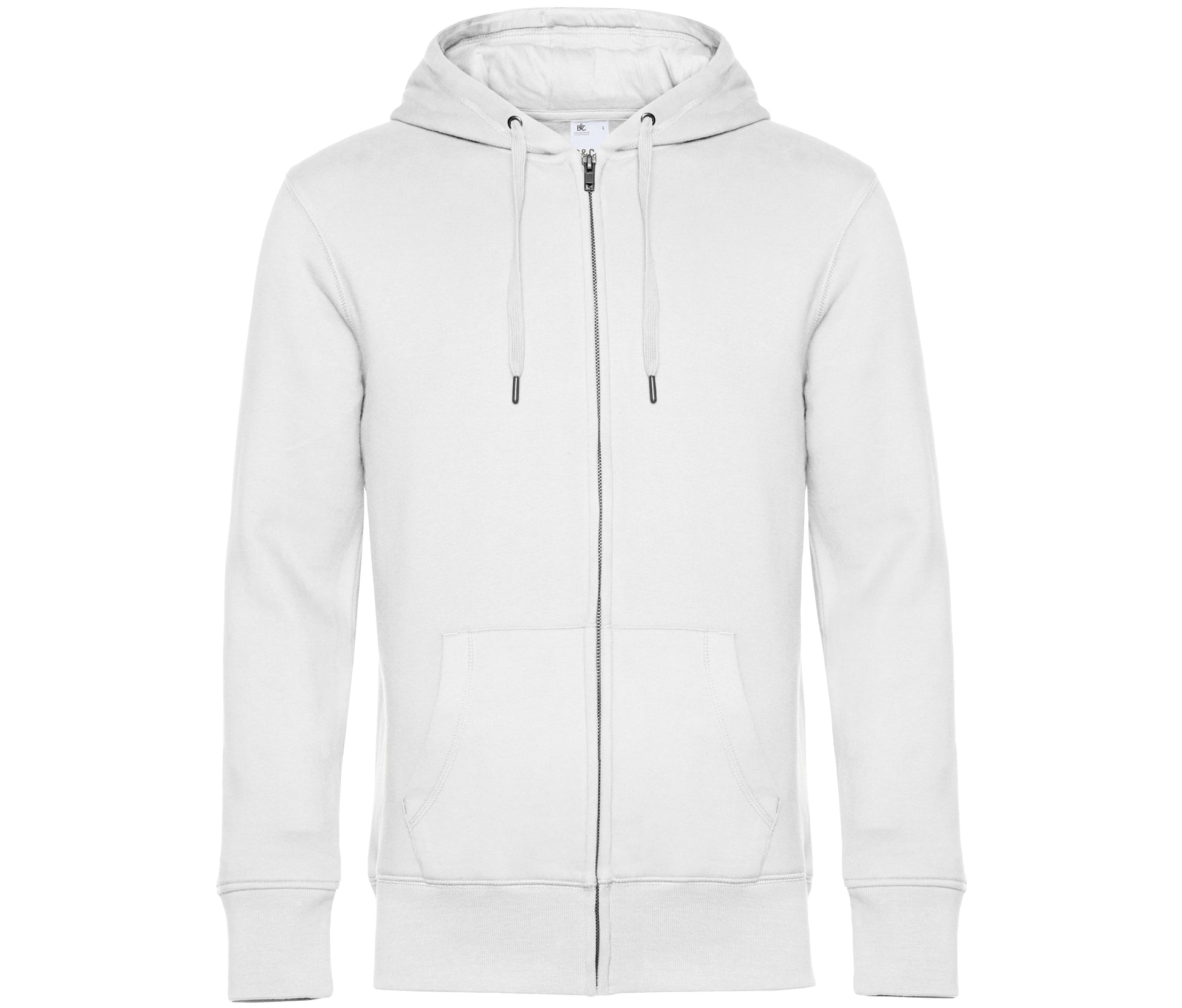 Sweat Capuche Zippé King - White