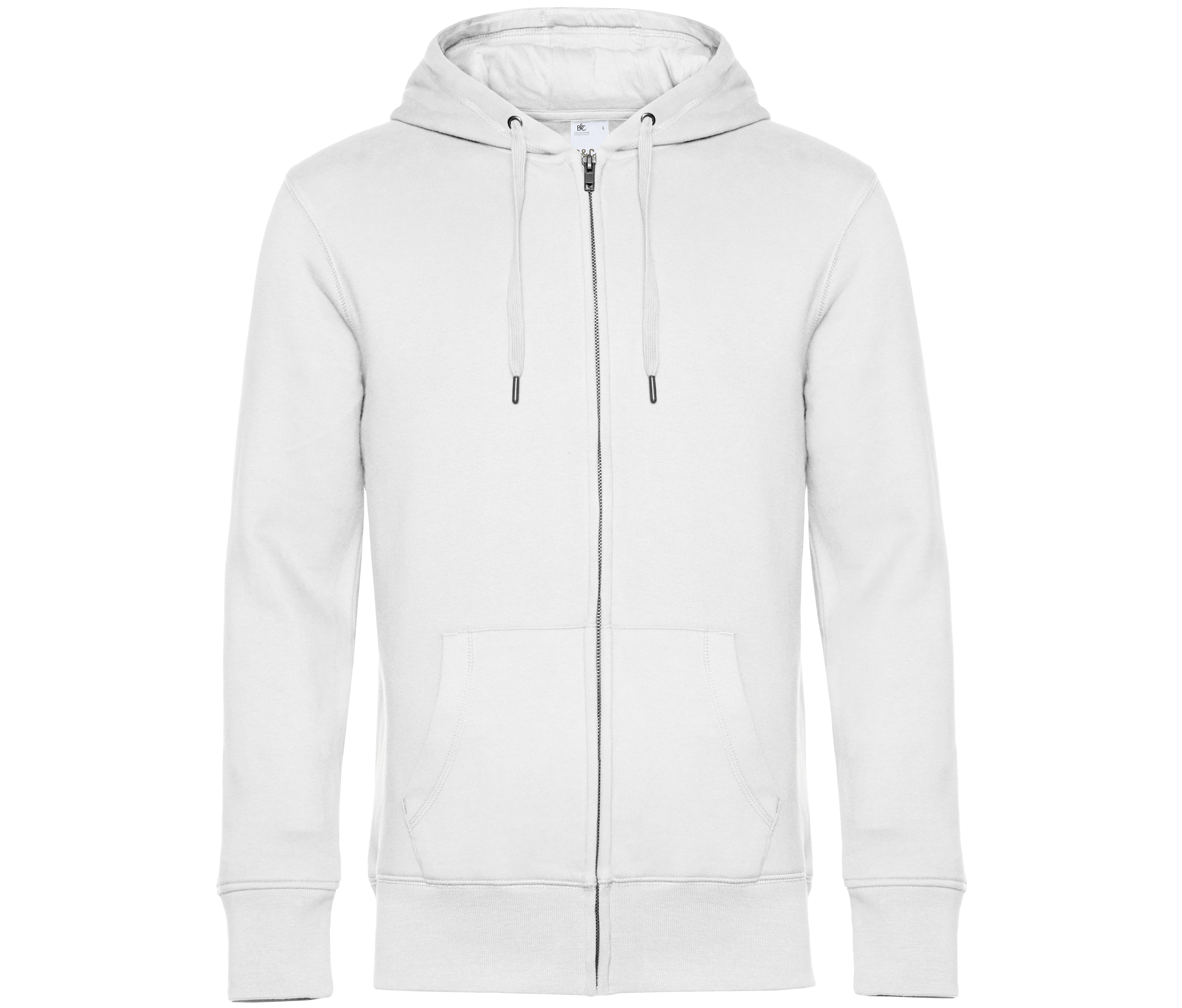 Sweat Capuche Zippé King - White