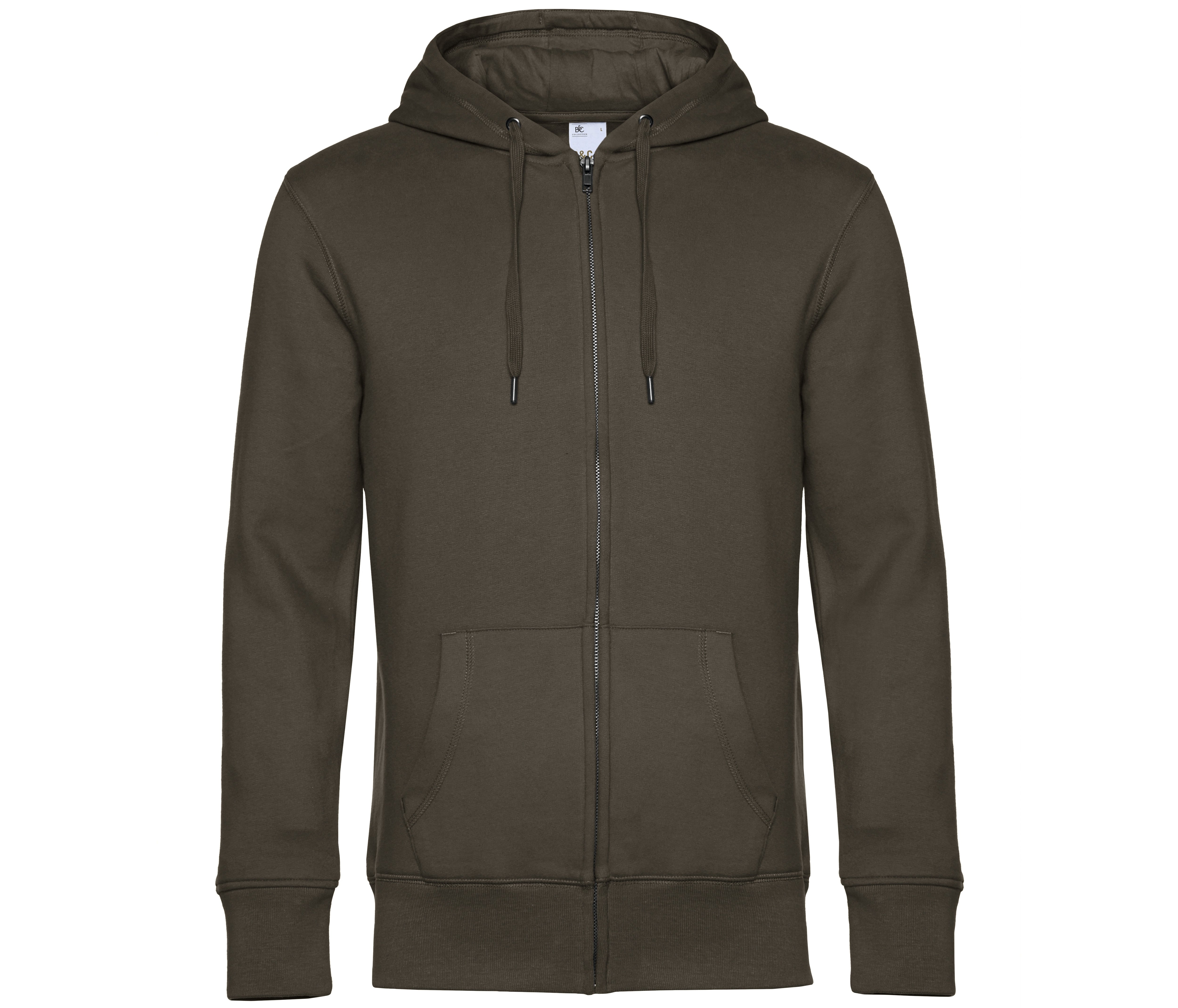 Sweat Capuche Zippé King - Khaki