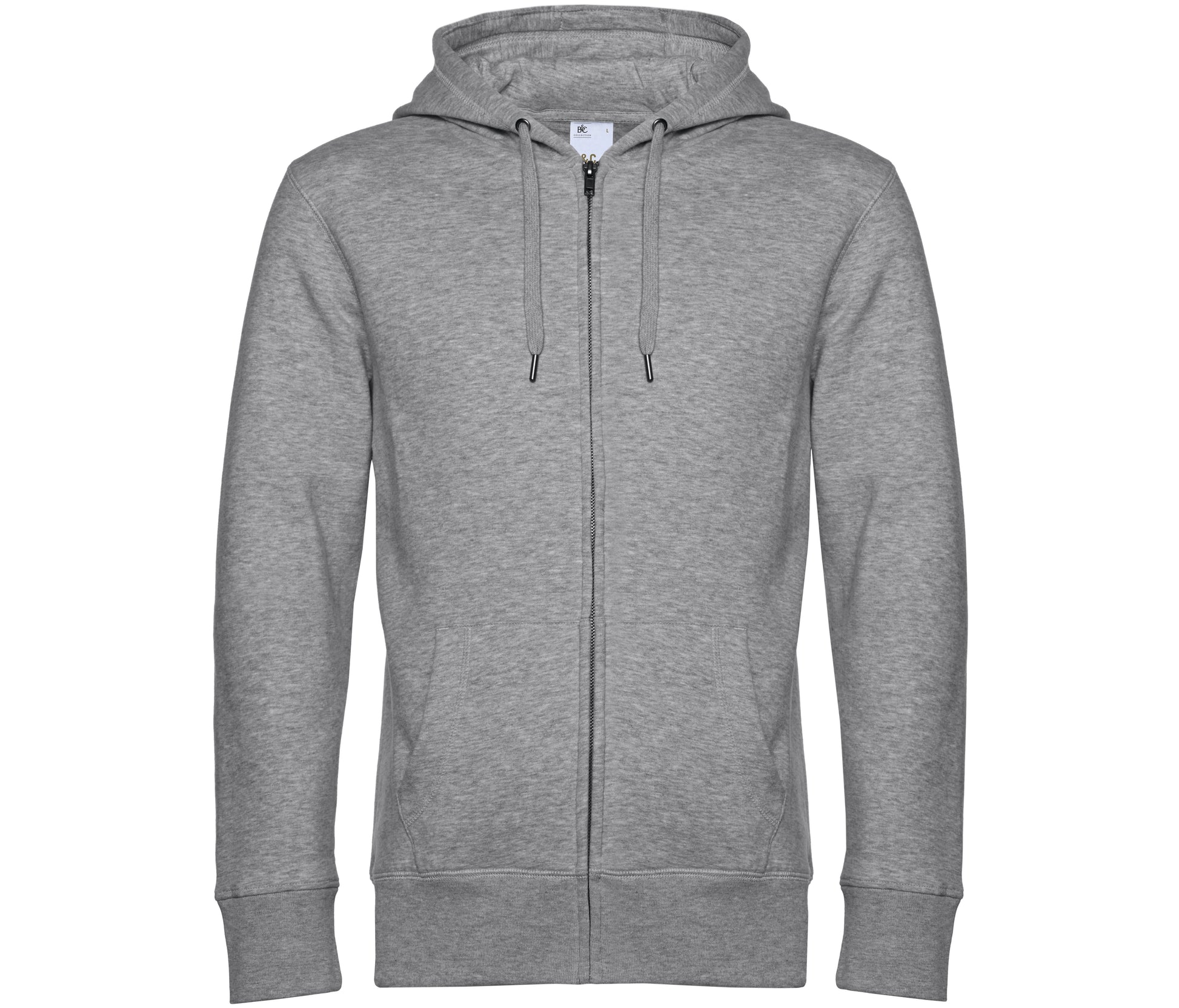 Sweat Capuche Zippé King - Heather Grey