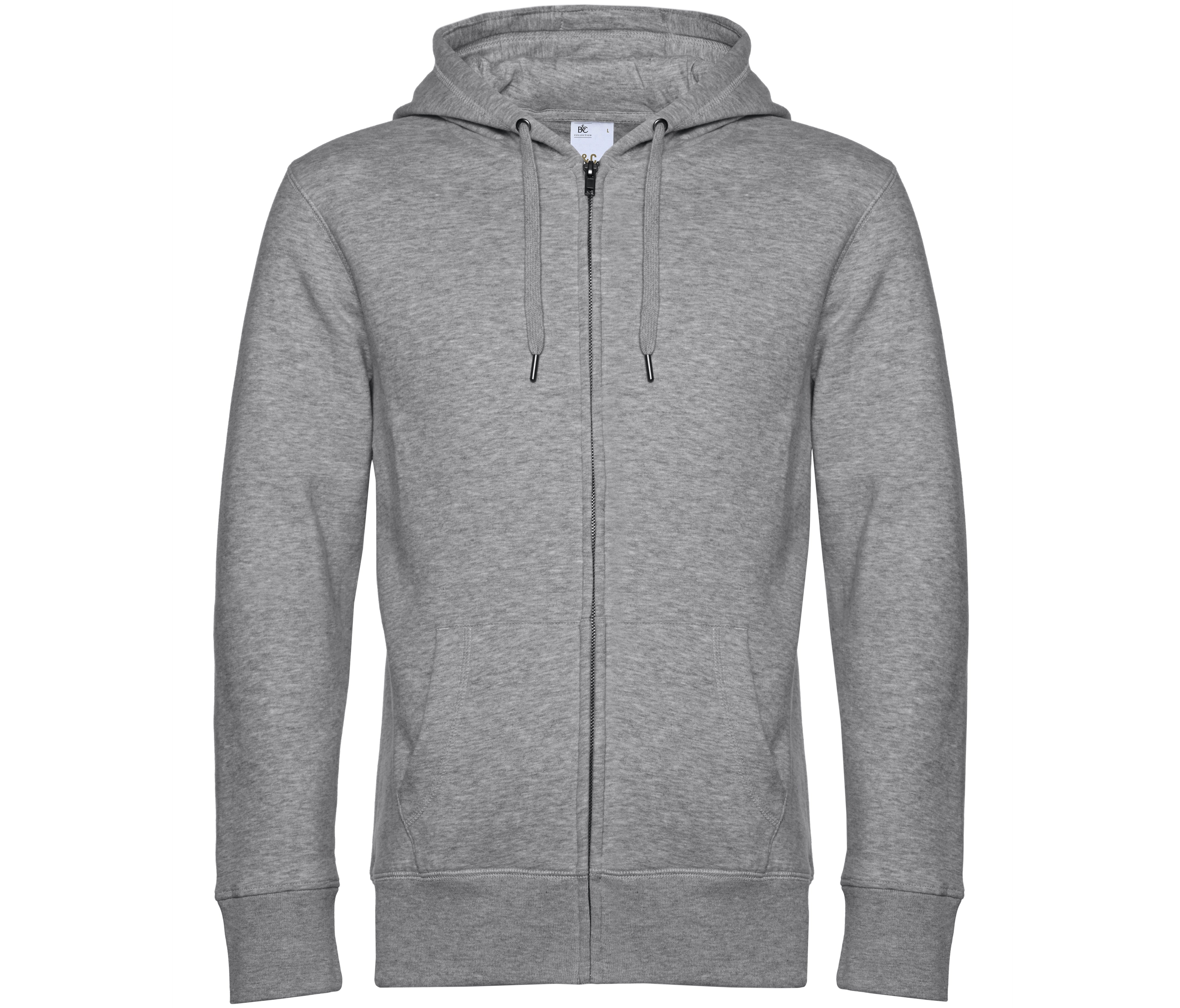Sweat Capuche Zippé King - Heather Grey