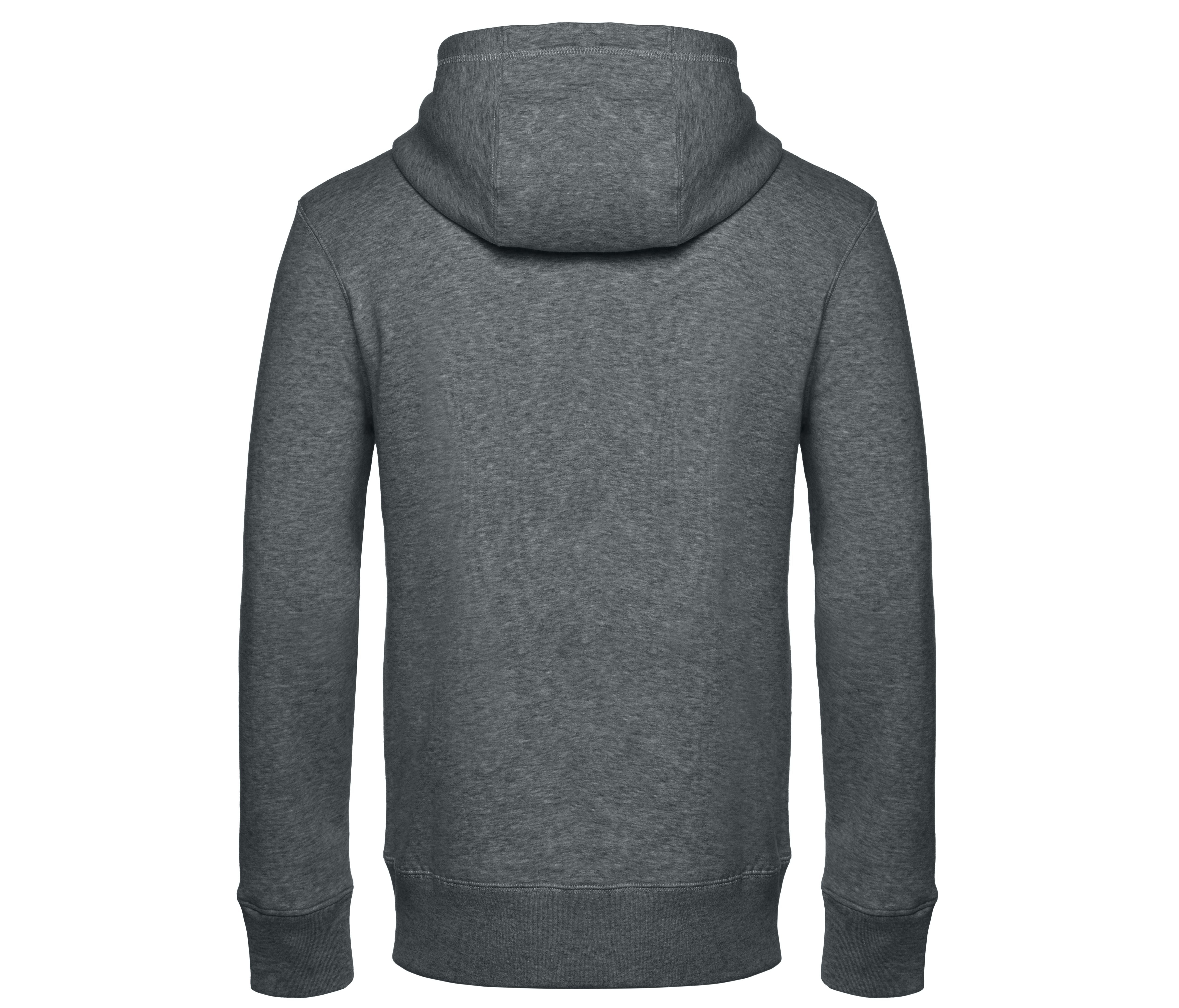 Sweat Capuche Zippé King - Heather Mid Grey