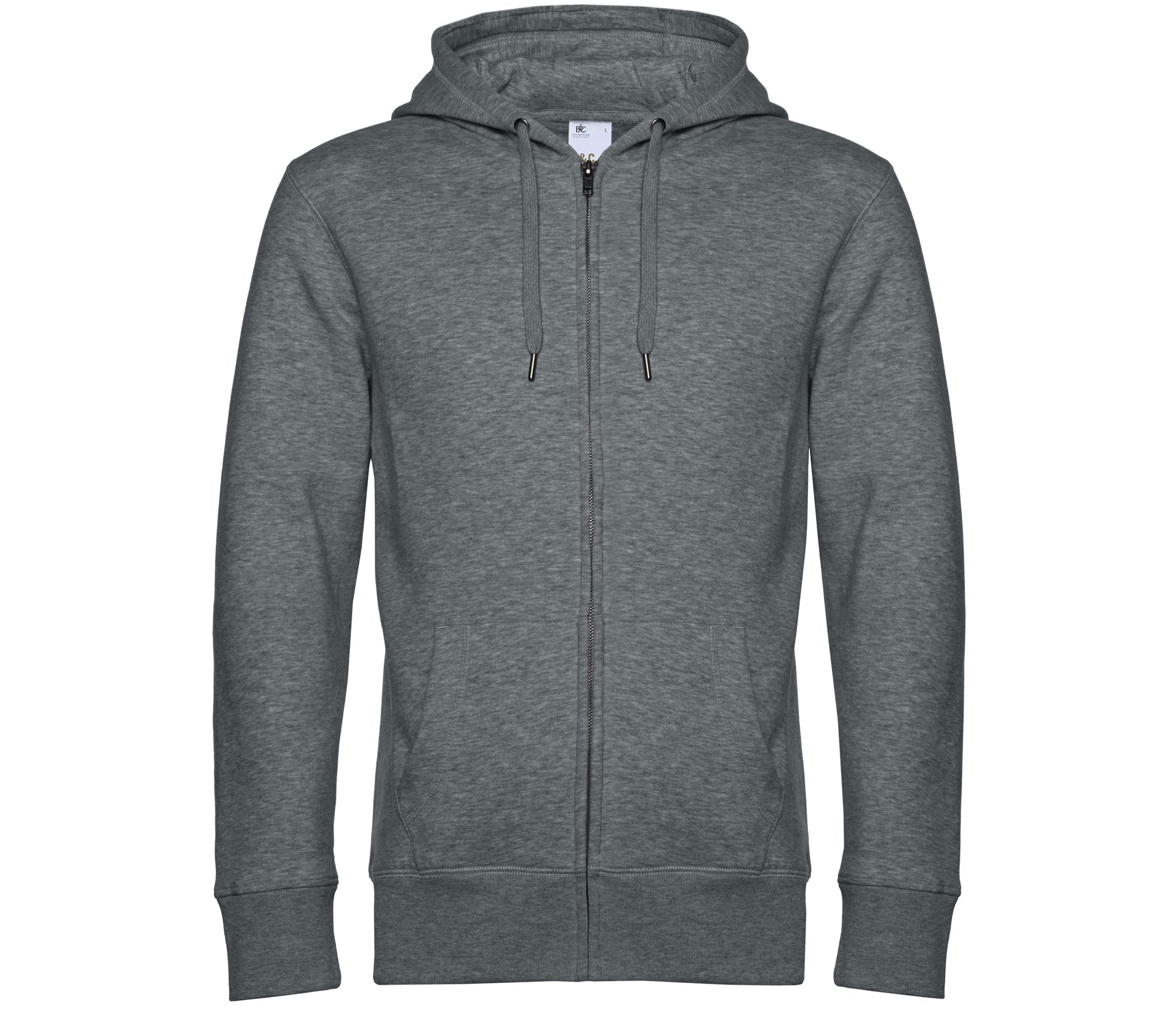 Sweat Capuche Zippé King - Heather Mid Grey