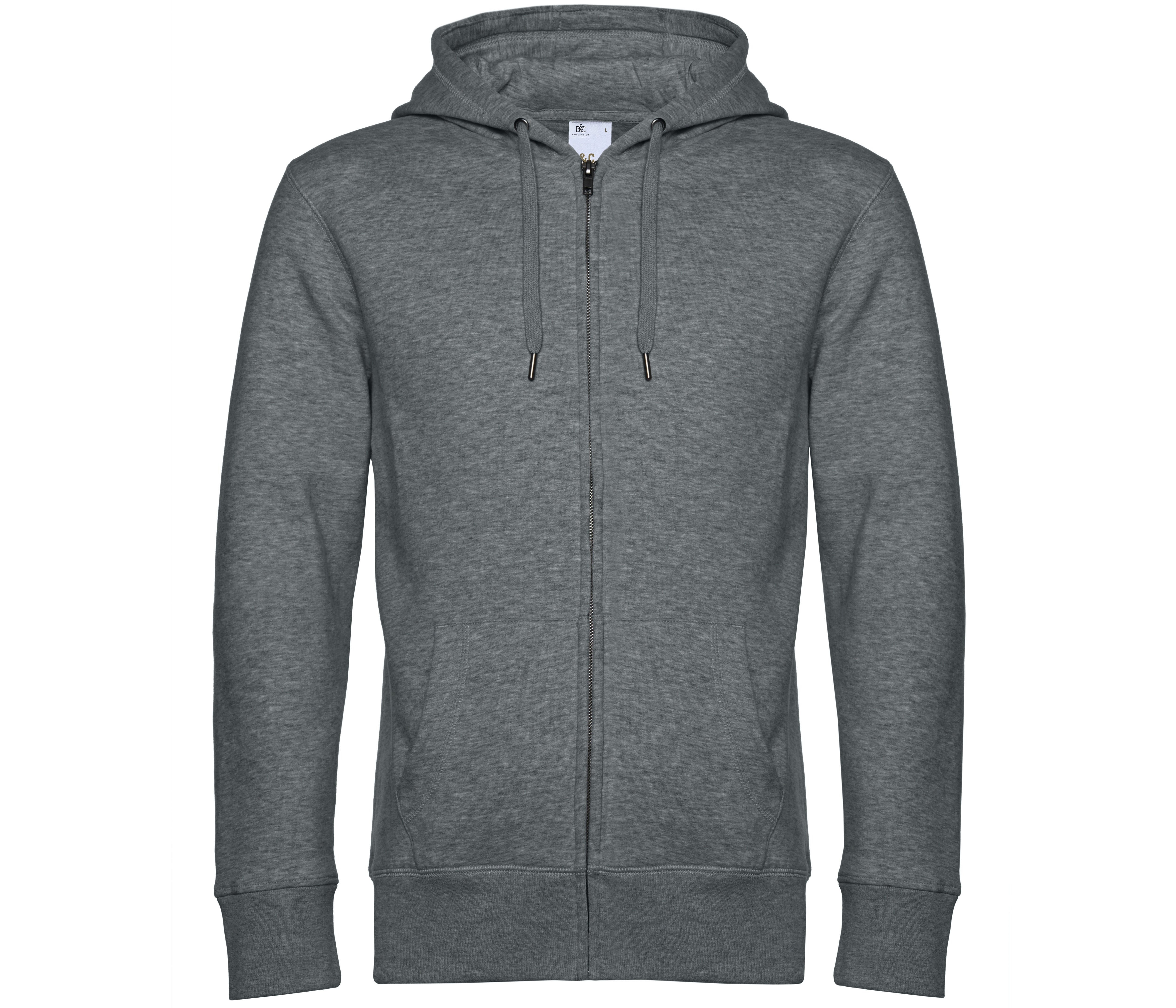 Sweat Capuche Zippé King - Heather Mid Grey