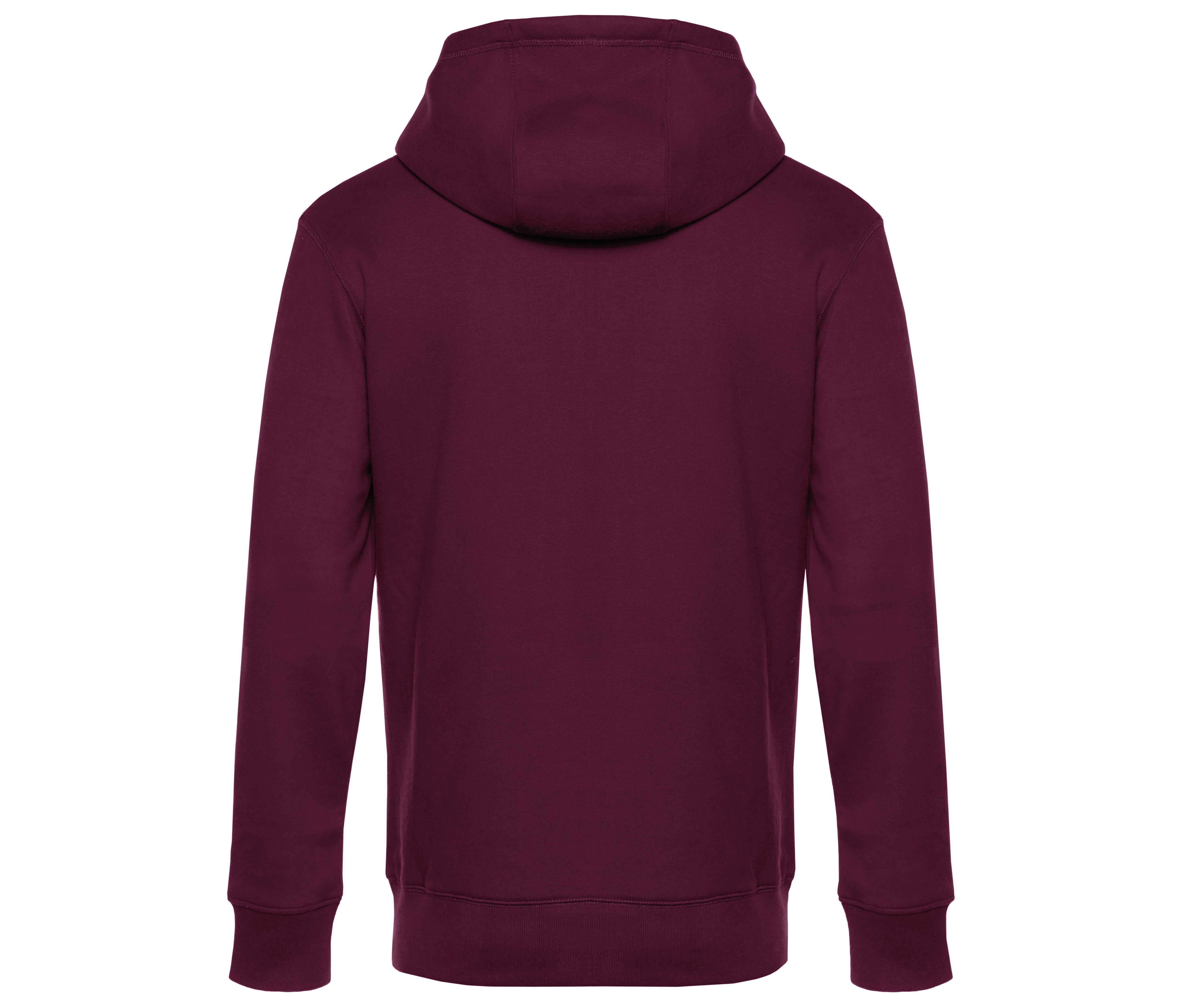 Sweat Capuche Zippé King - Dark Cherry