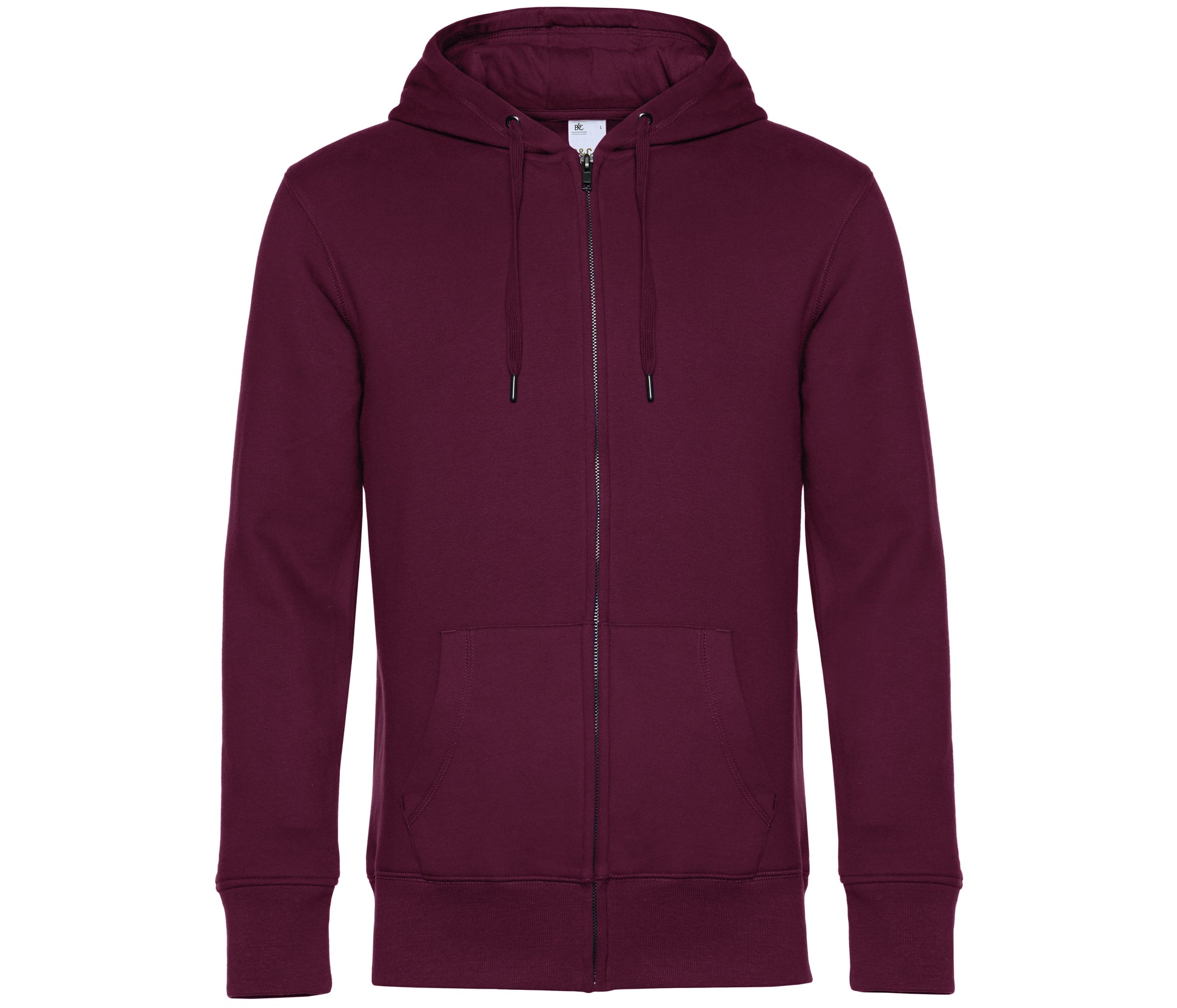 Sweat Capuche Zippé King - Dark Cherry