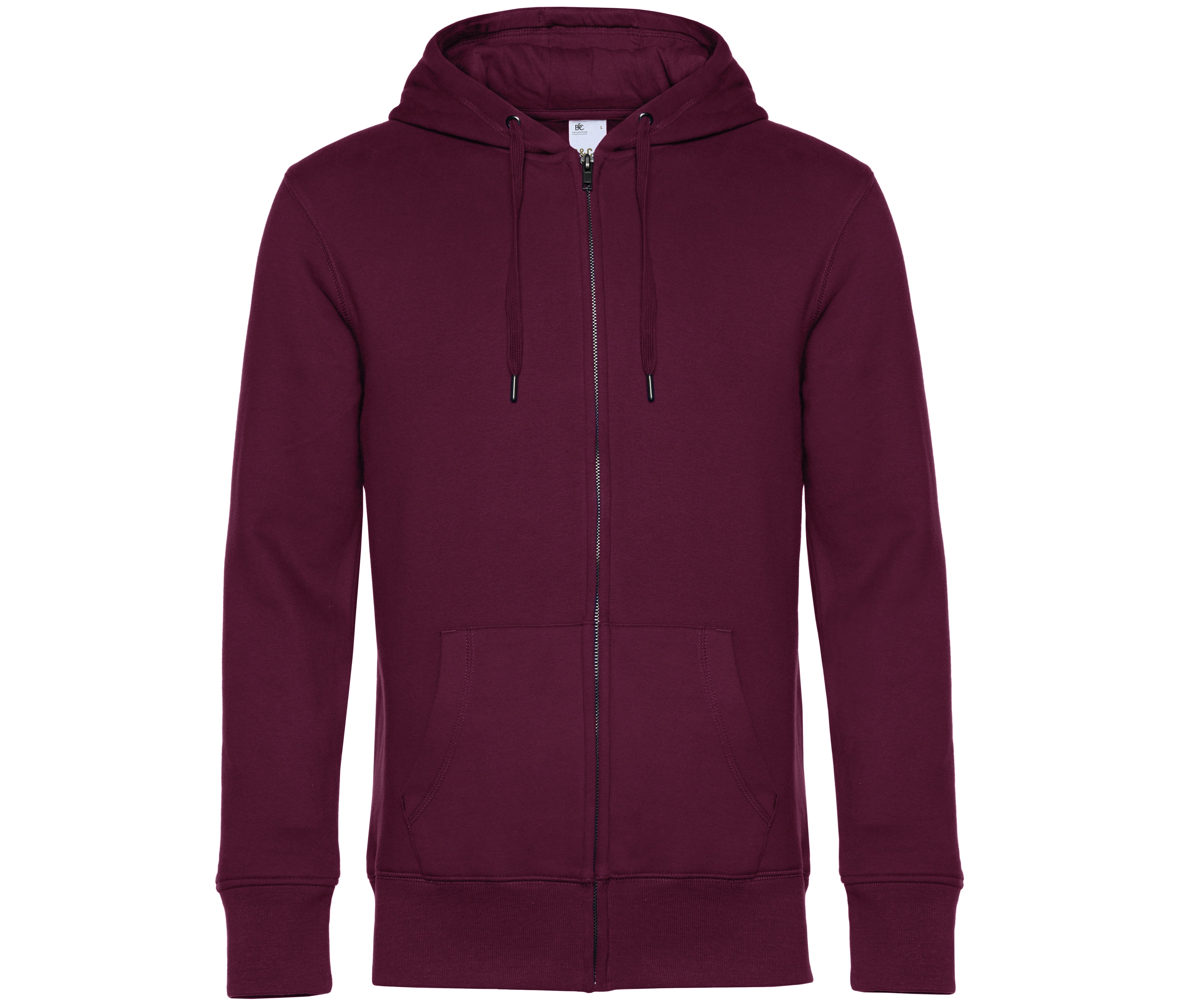Sweat Capuche Zippé King - Dark Cherry