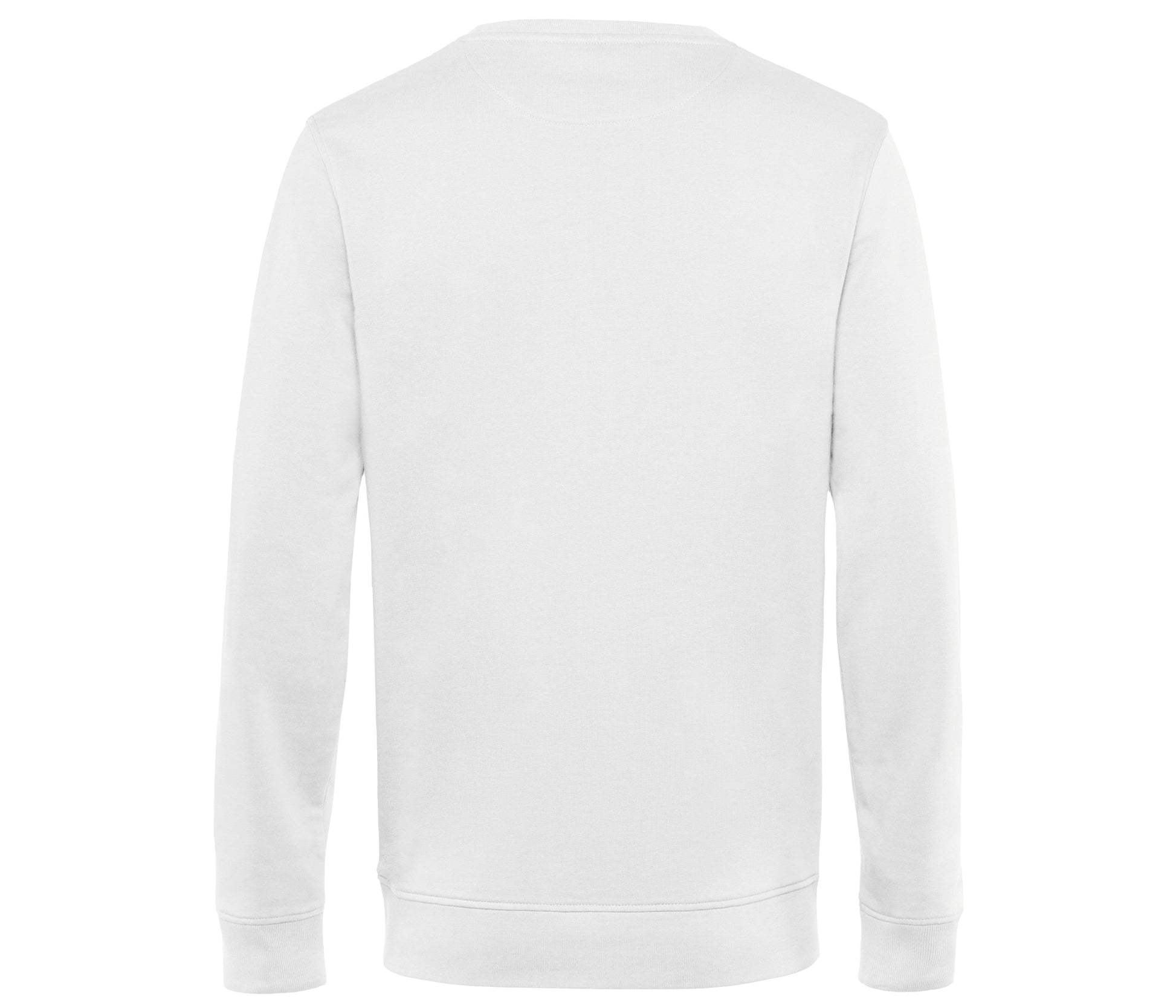 Sweat Col Rond Organique - White