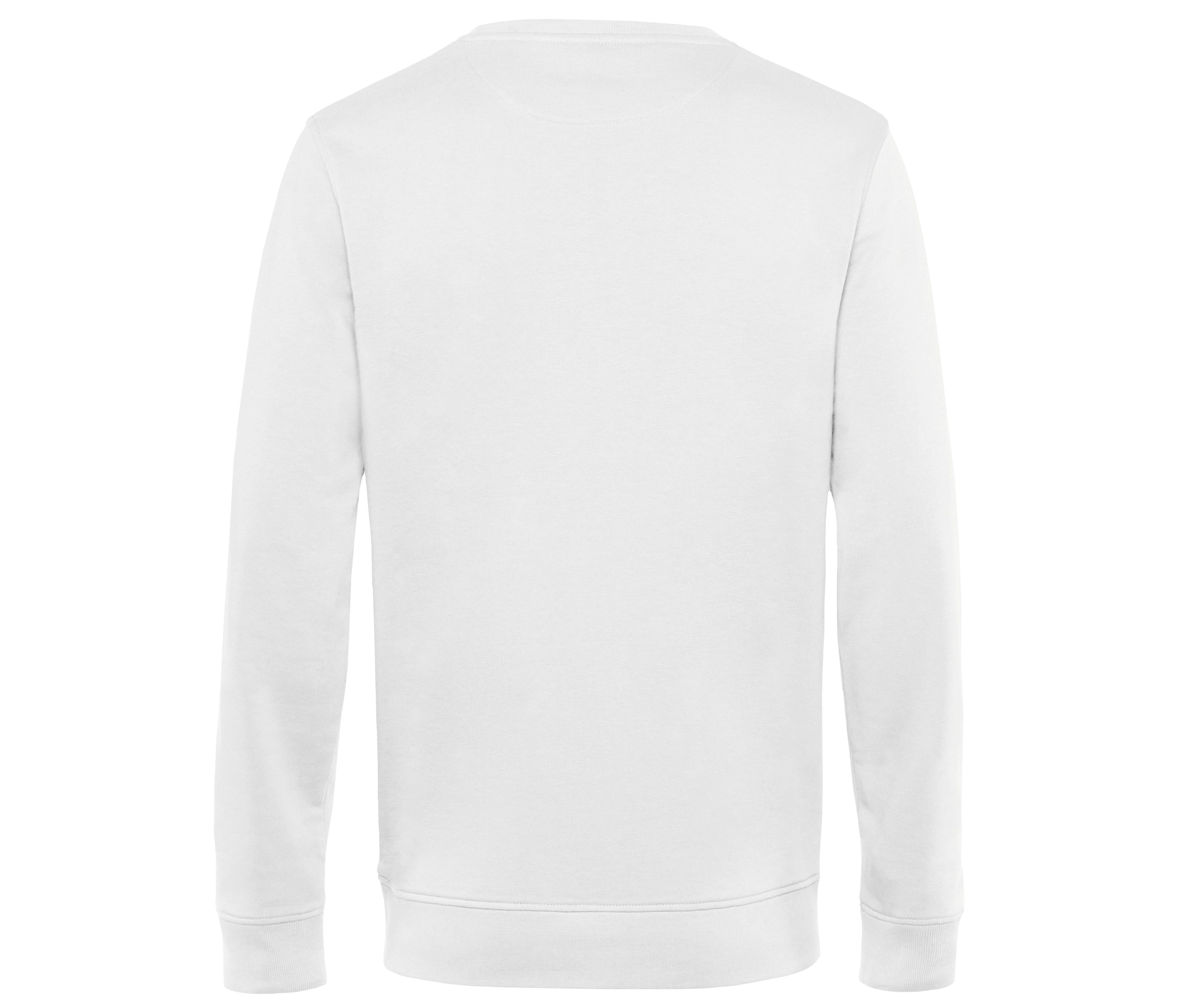 Sweat Col Rond Organique - White