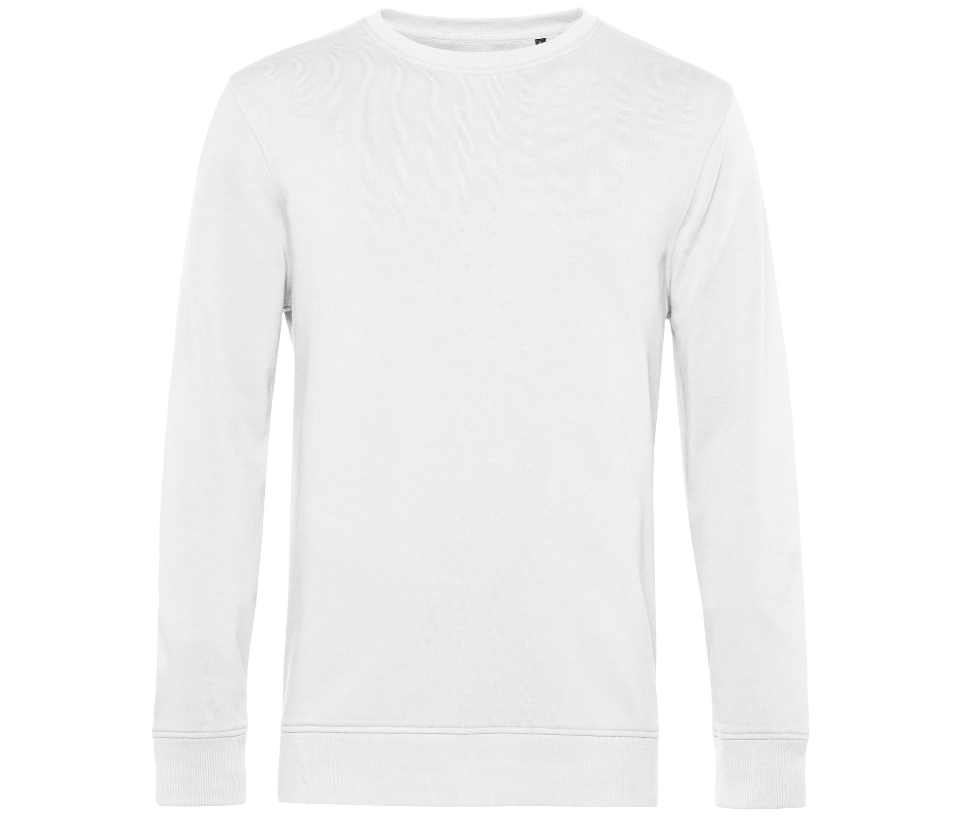 Sweat Col Rond Organique - White