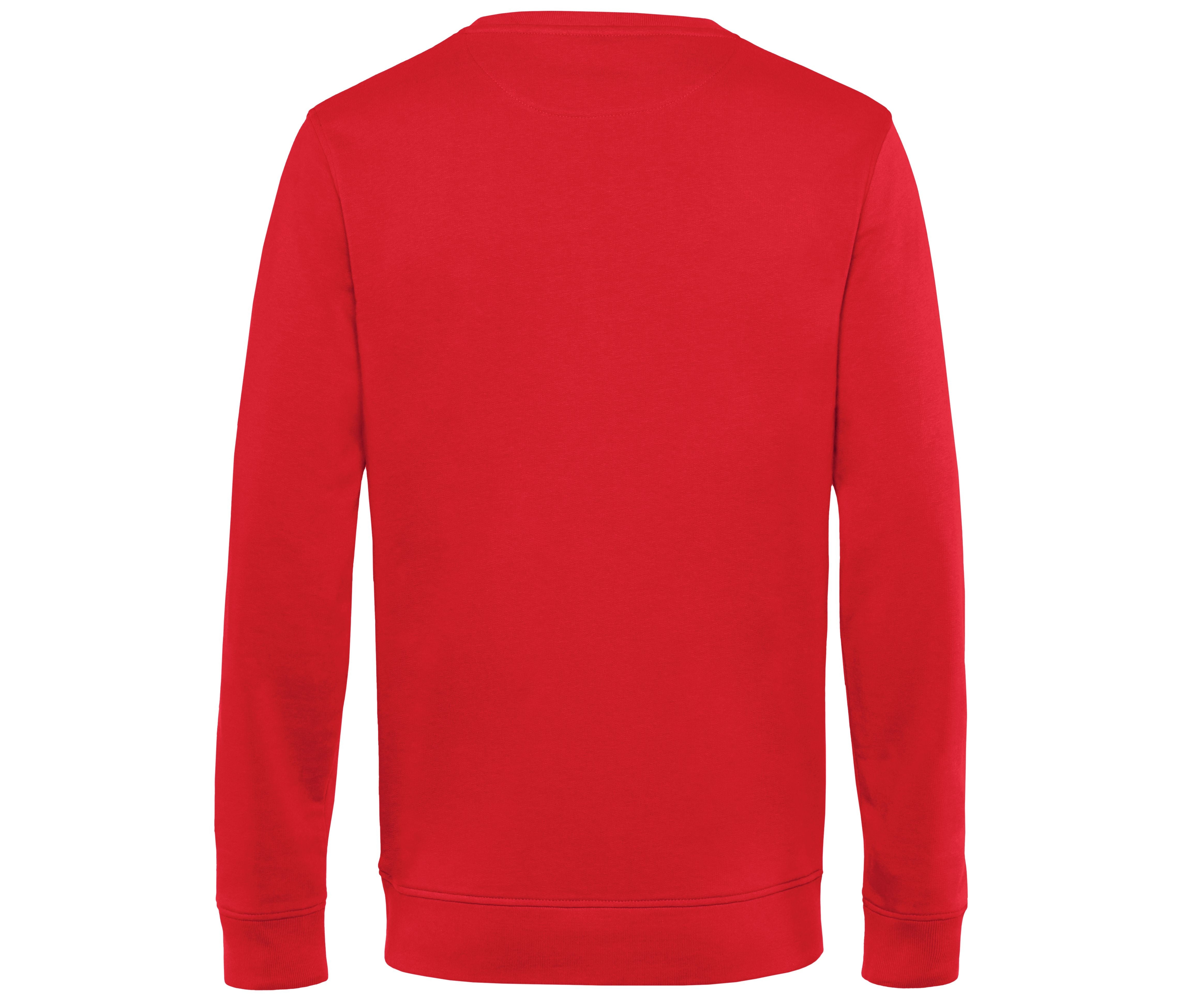 Sweat Col Rond Organique - Red