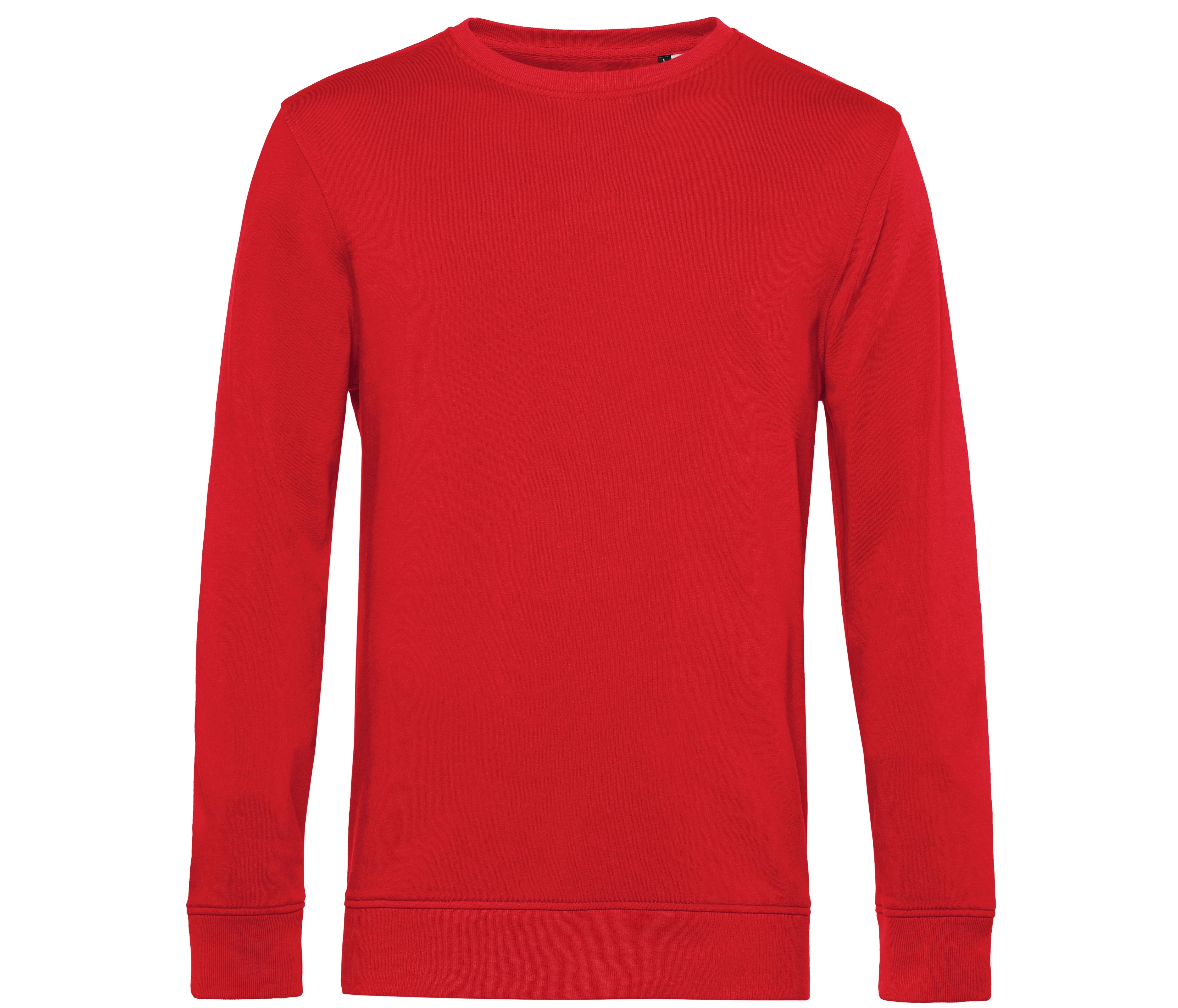 Sweat Col Rond Organique - Red
