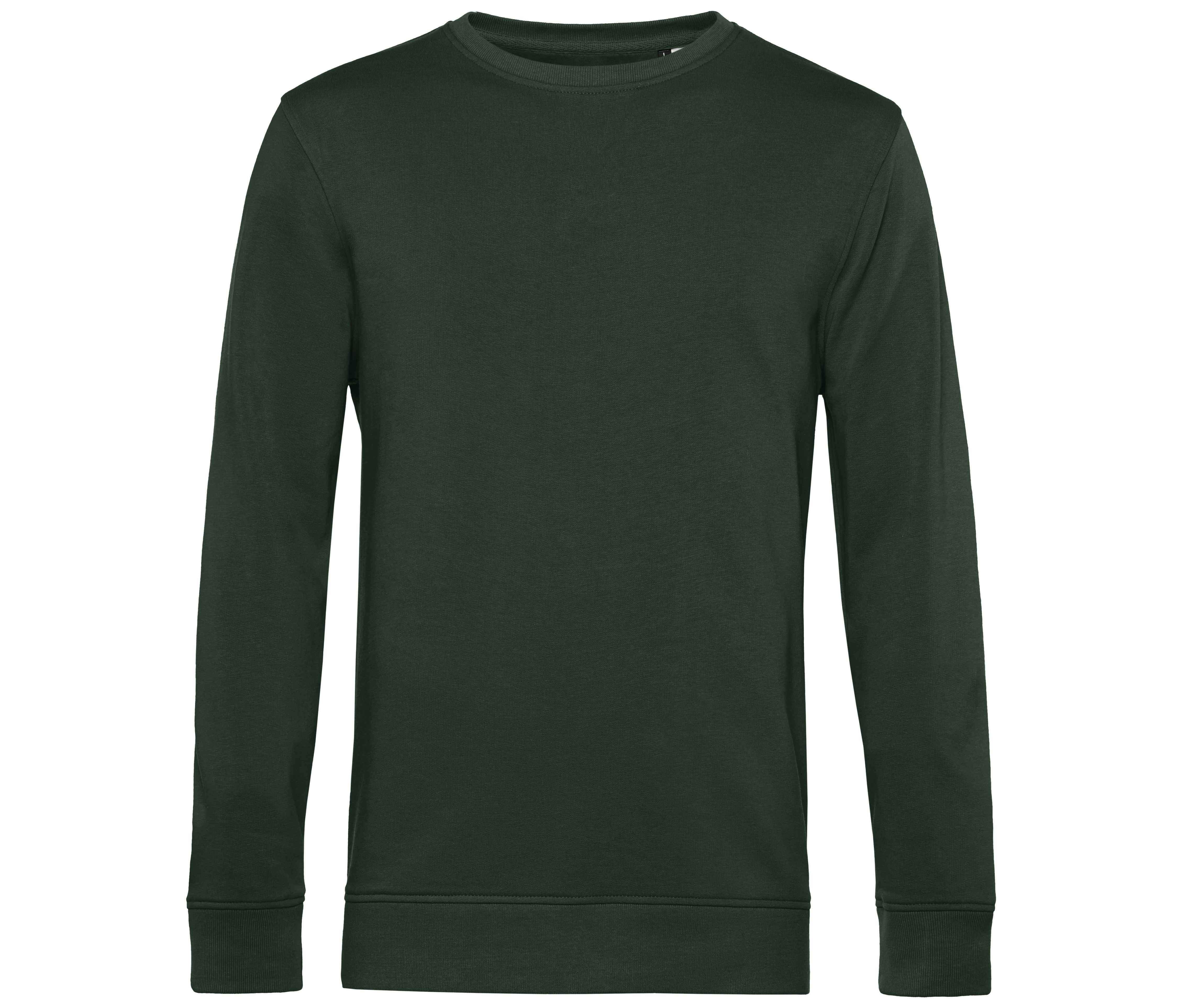 Sweat Col Rond Organique - Forest Green
