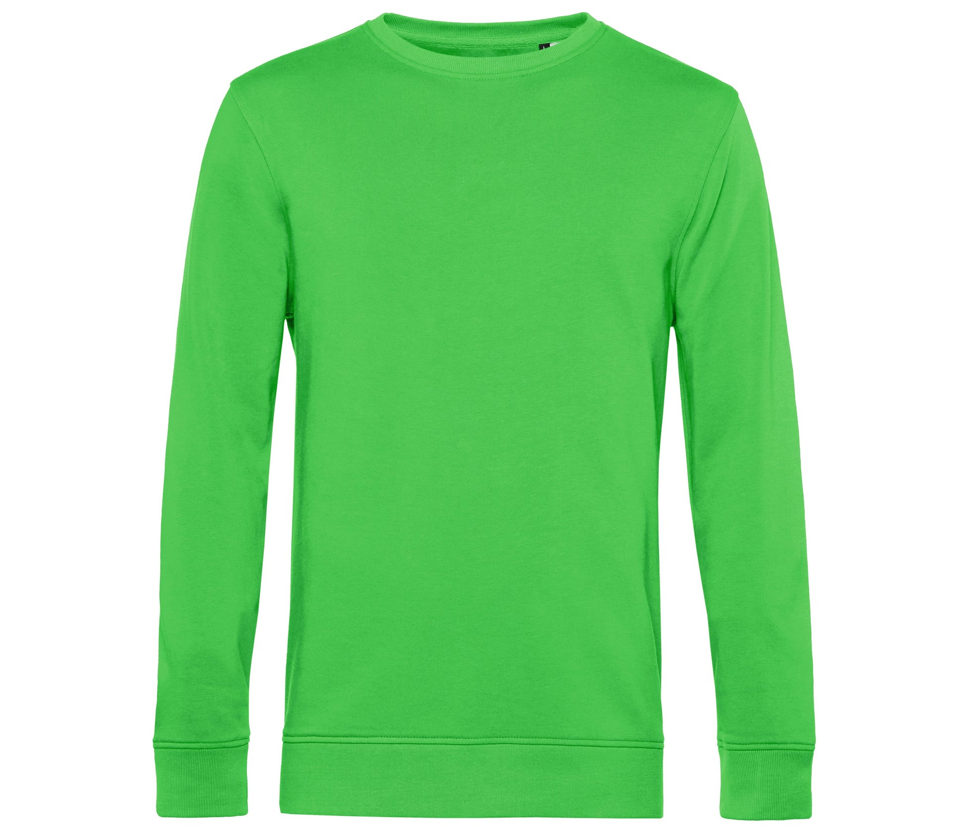 Sweat Col Rond Organique - Apple Green