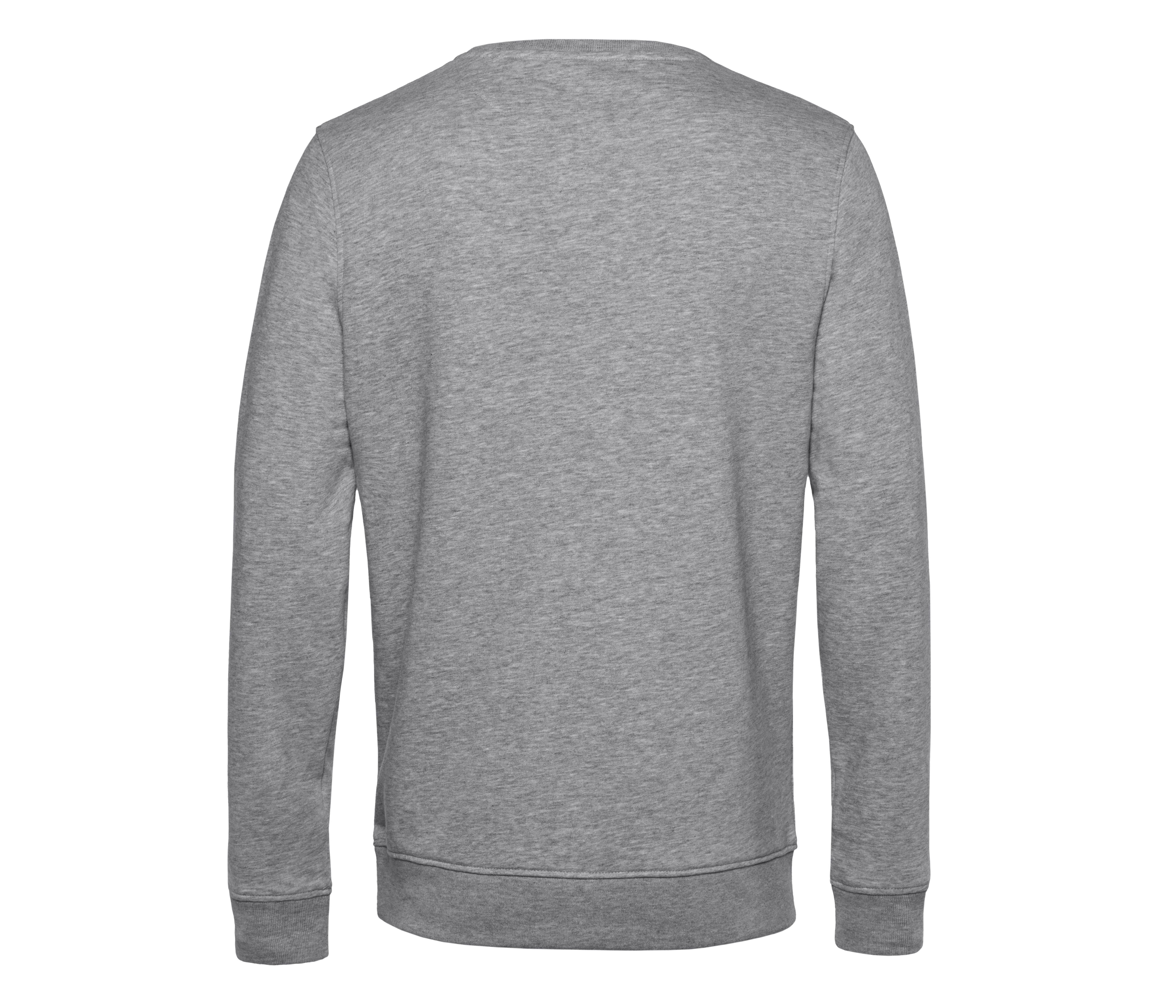 Sweat Col Rond Organique - Heather Grey