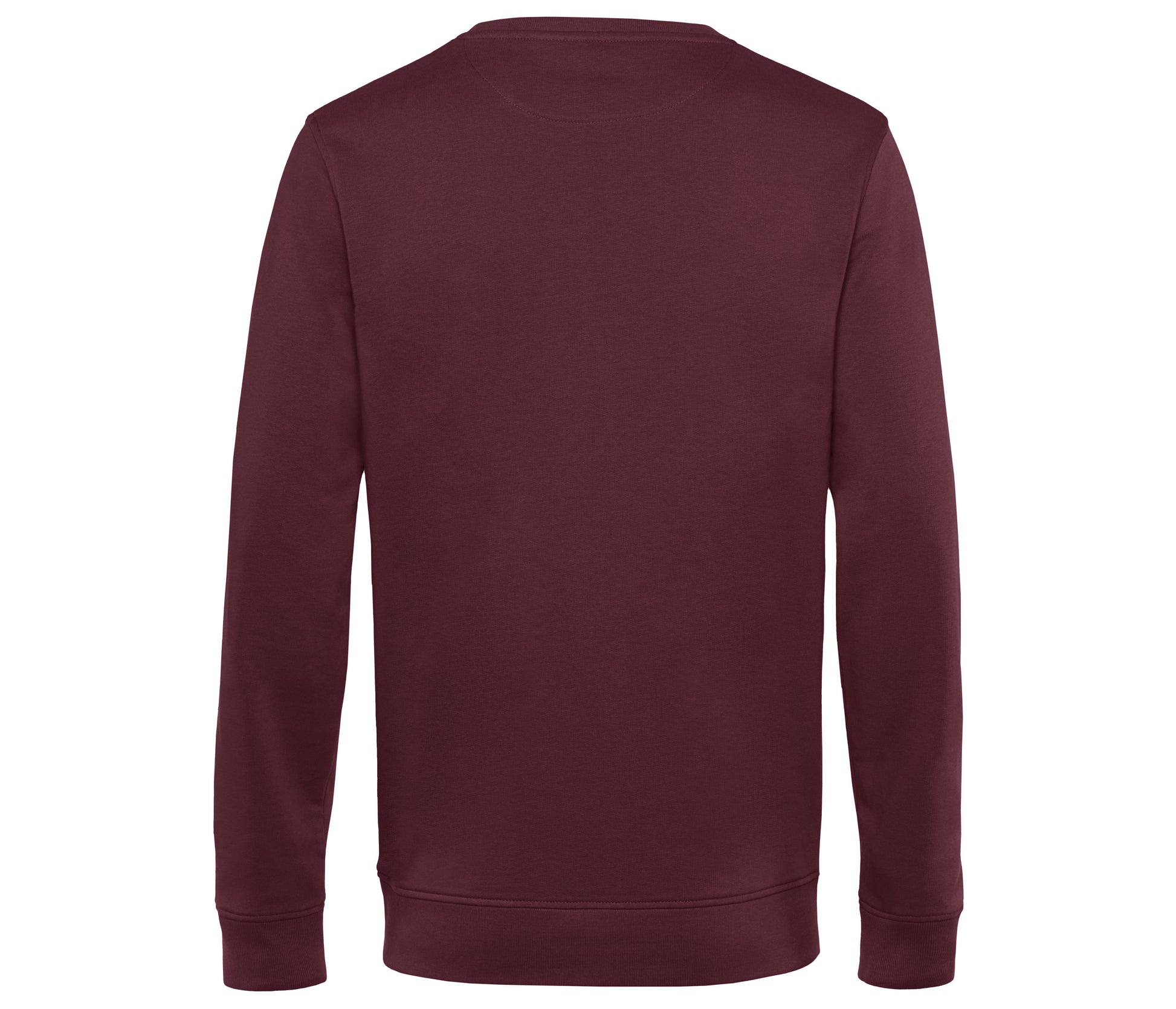 Sweat Col Rond Organique - Burgundy