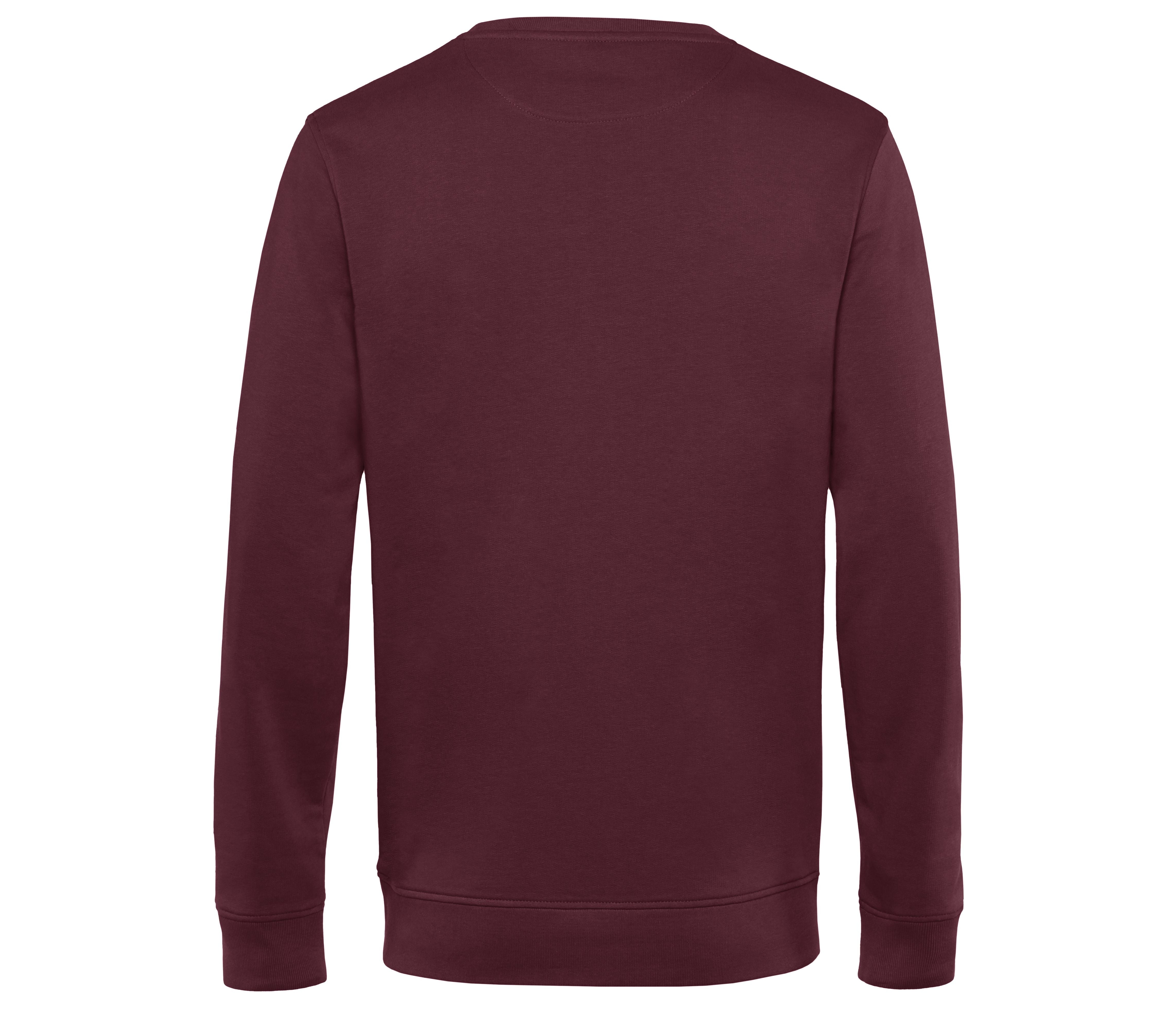 Sweat Col Rond Organique - Burgundy
