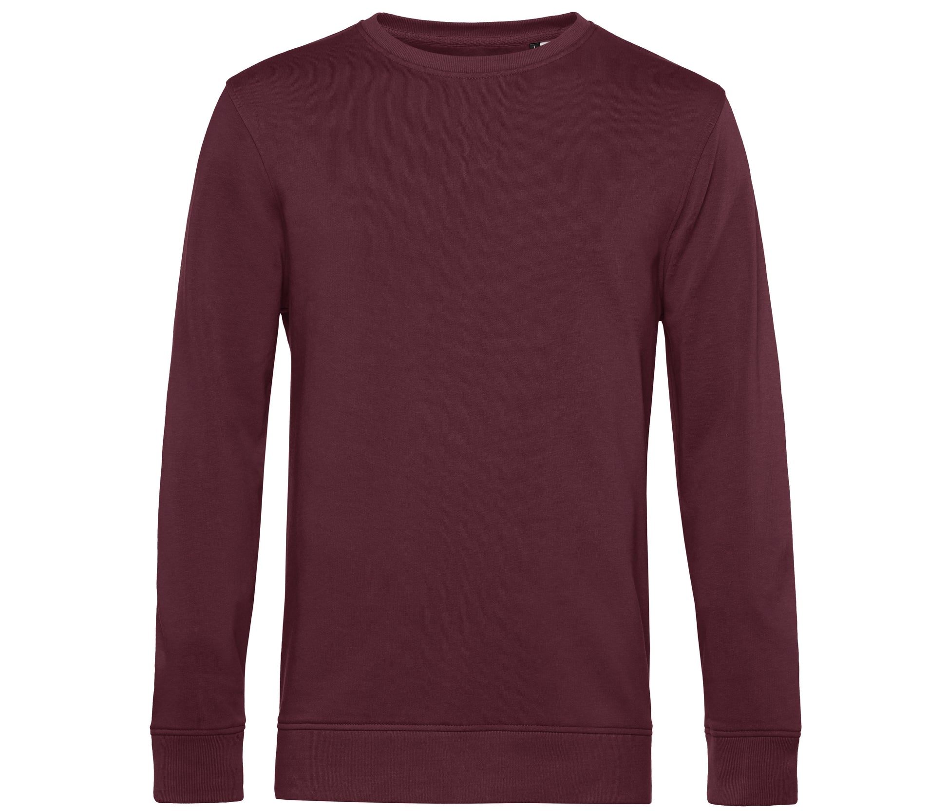 Sweat Col Rond Organique - Burgundy