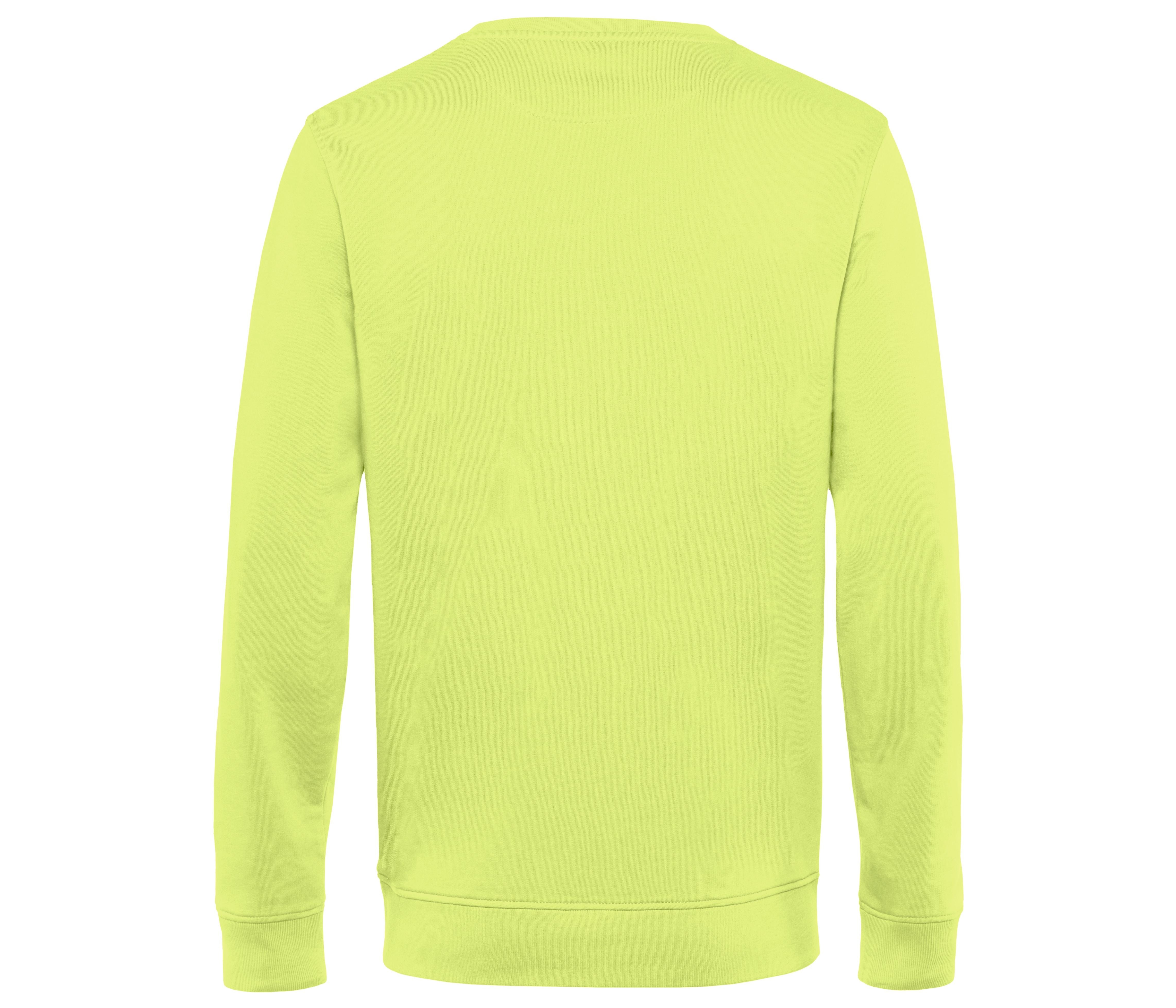 Sweat Col Rond Organique - Lime