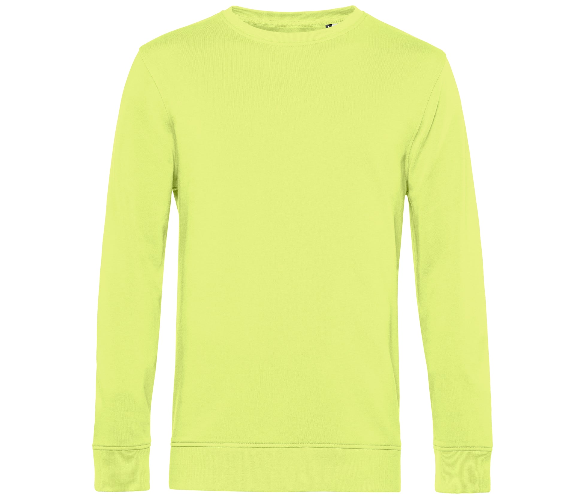 Sweat Col Rond Organique - Lime