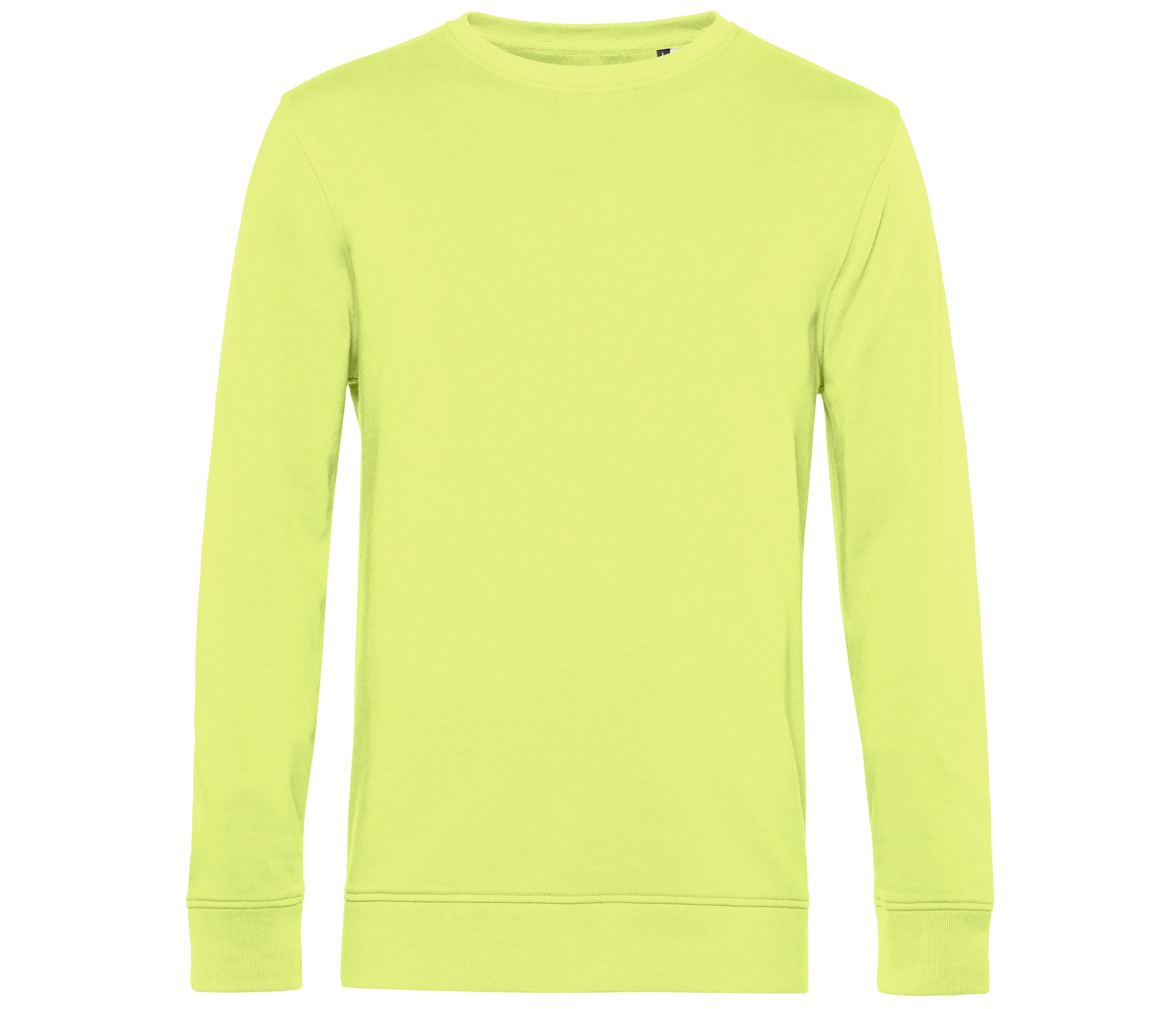 Sweat Col Rond Organique - Lime