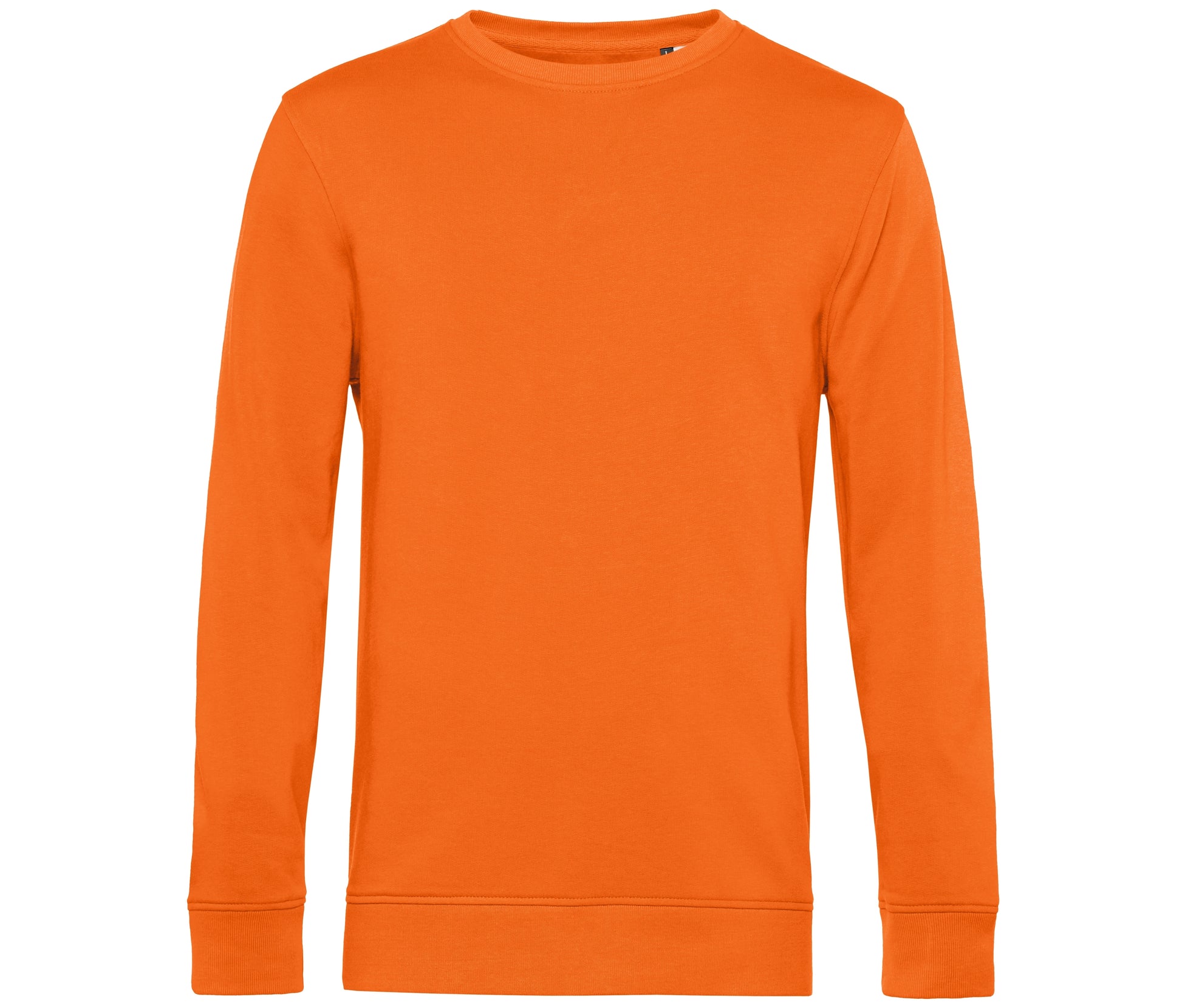 Sweat Col Rond Organique - Pure Orange