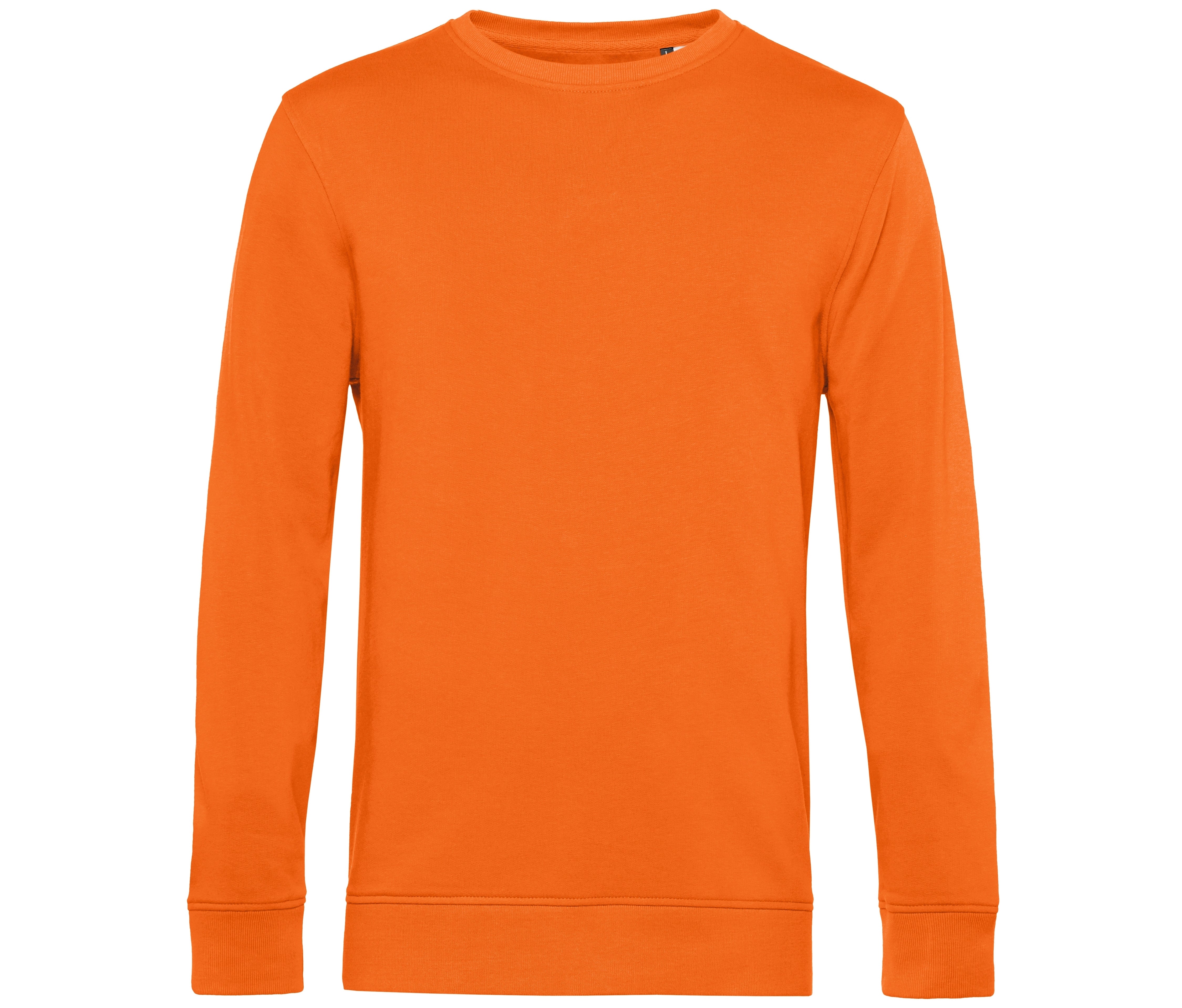 Sweat Col Rond Organique - Pure Orange