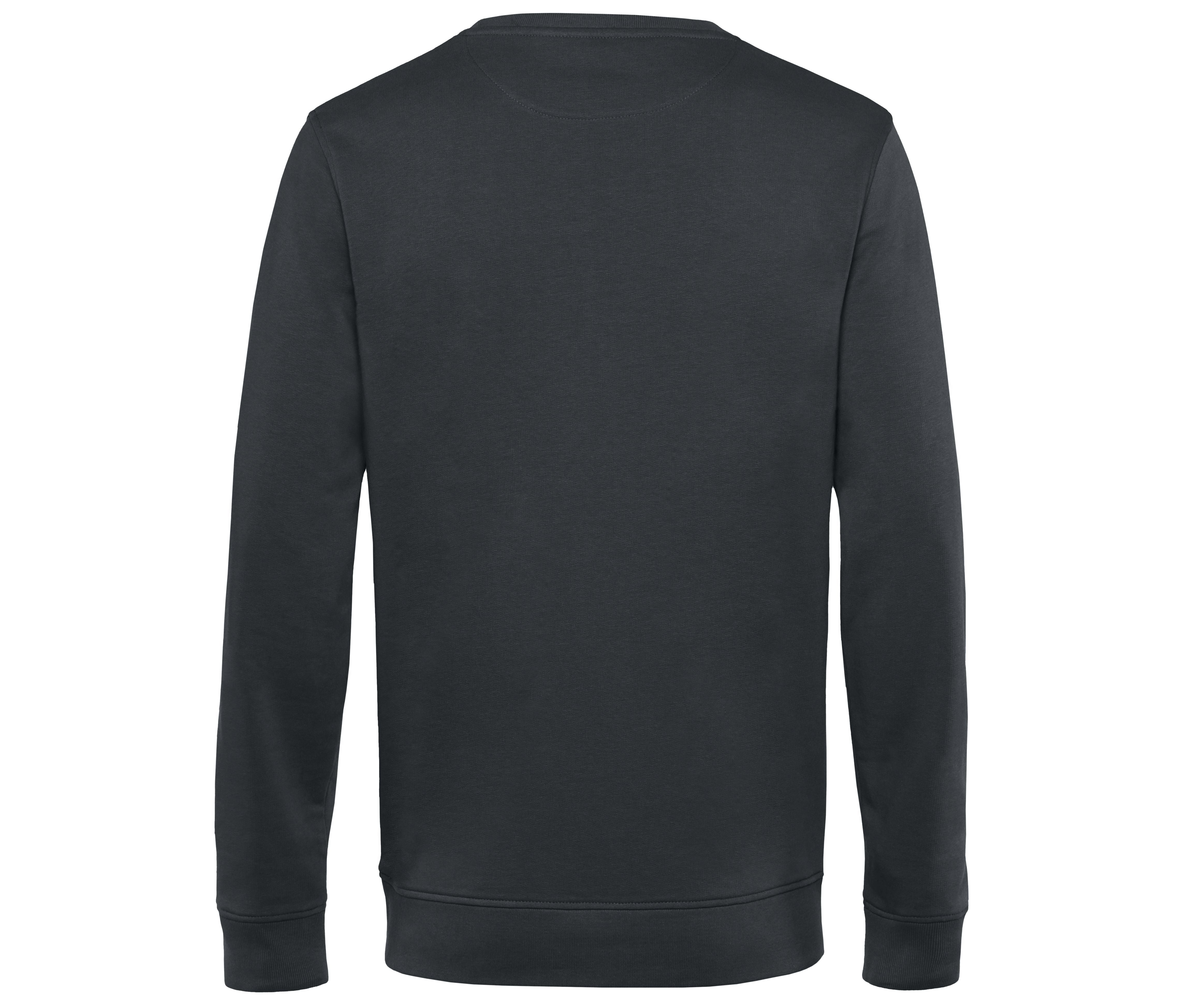 Sweat Col Rond Organique - Asphalt