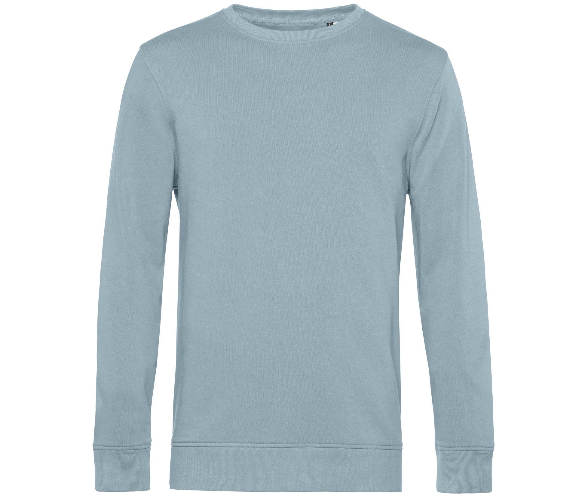 Sweat Col Rond Organique - Blue Fog