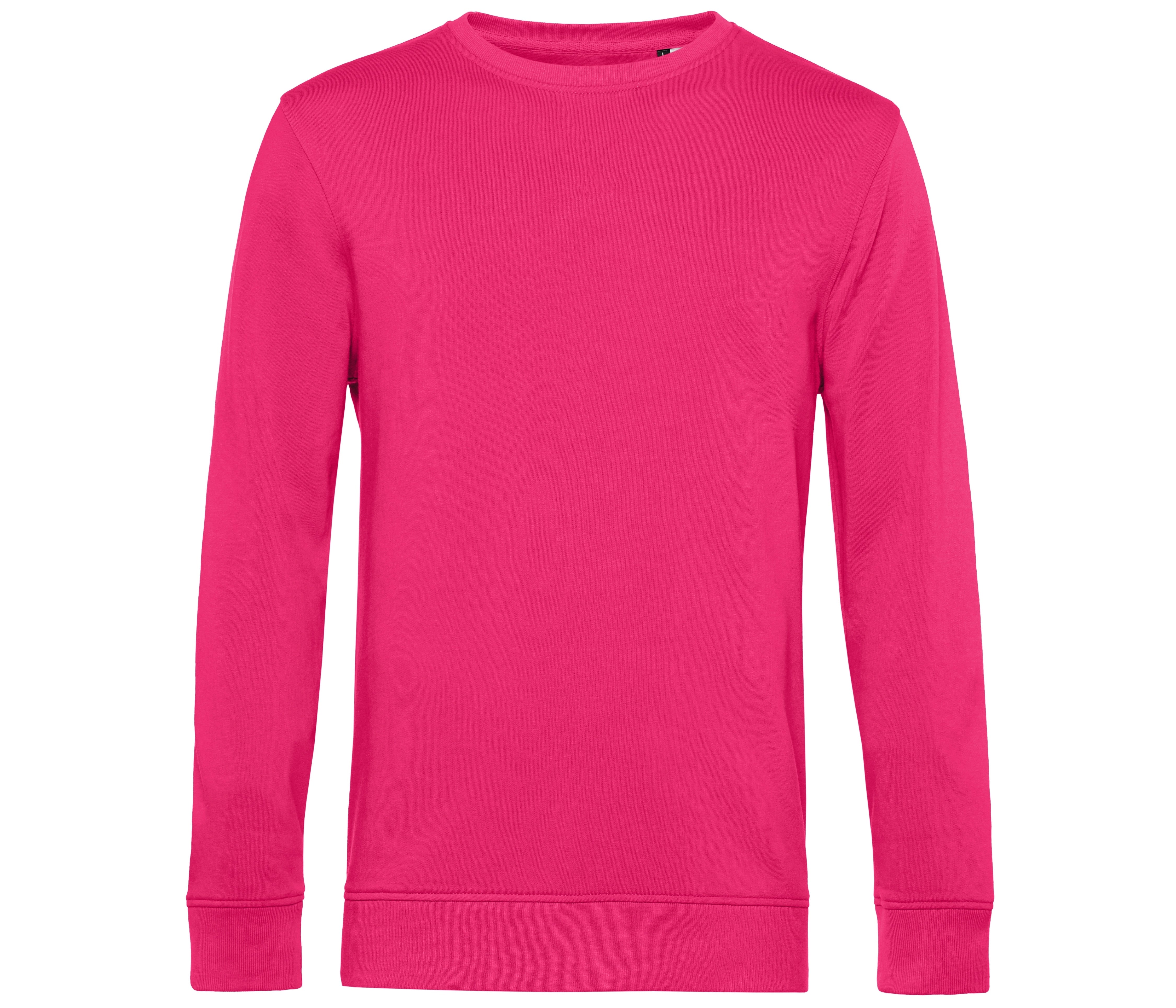 Sweat Col Rond Organique - Magenta Pink