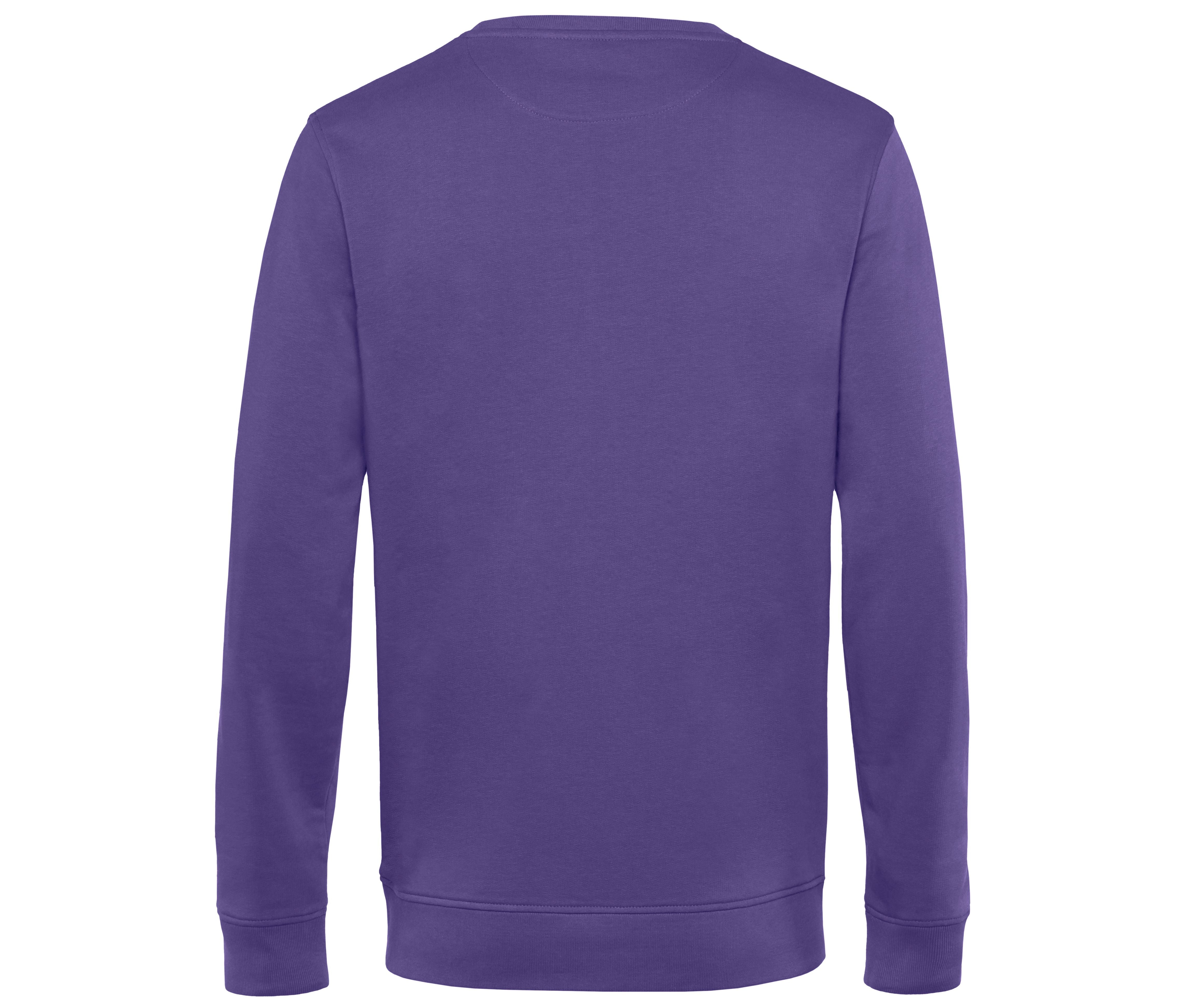 Sweat Col Rond Organique - Radiant Purple