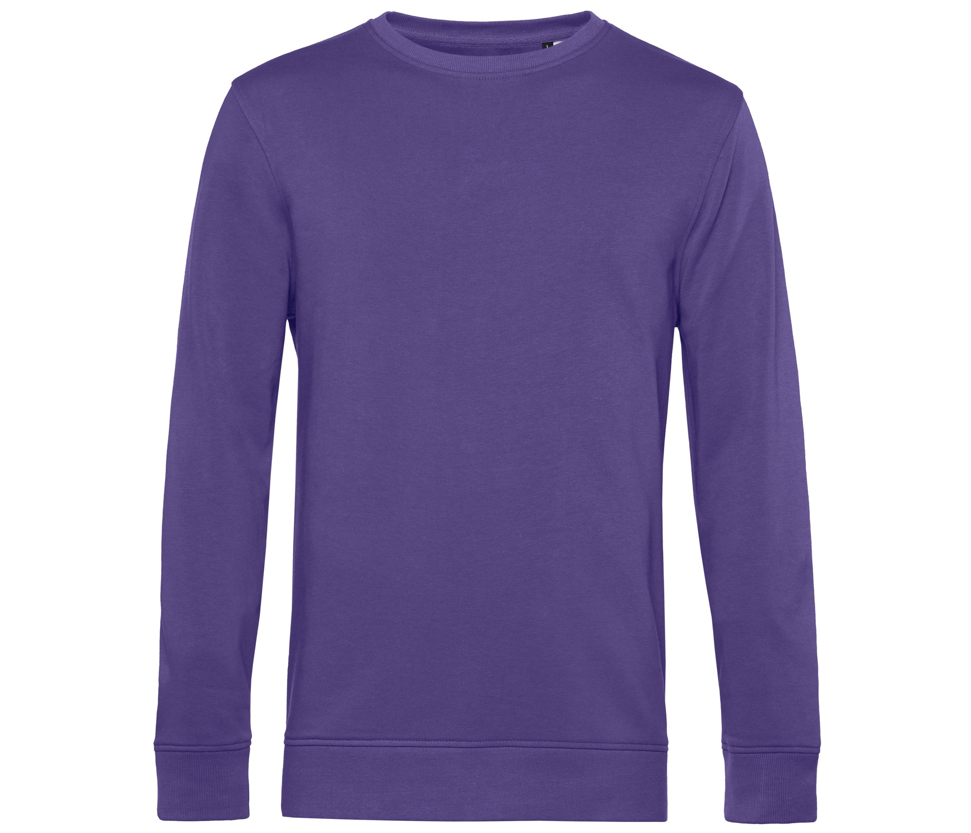 Sweat Col Rond Organique - Radiant Purple
