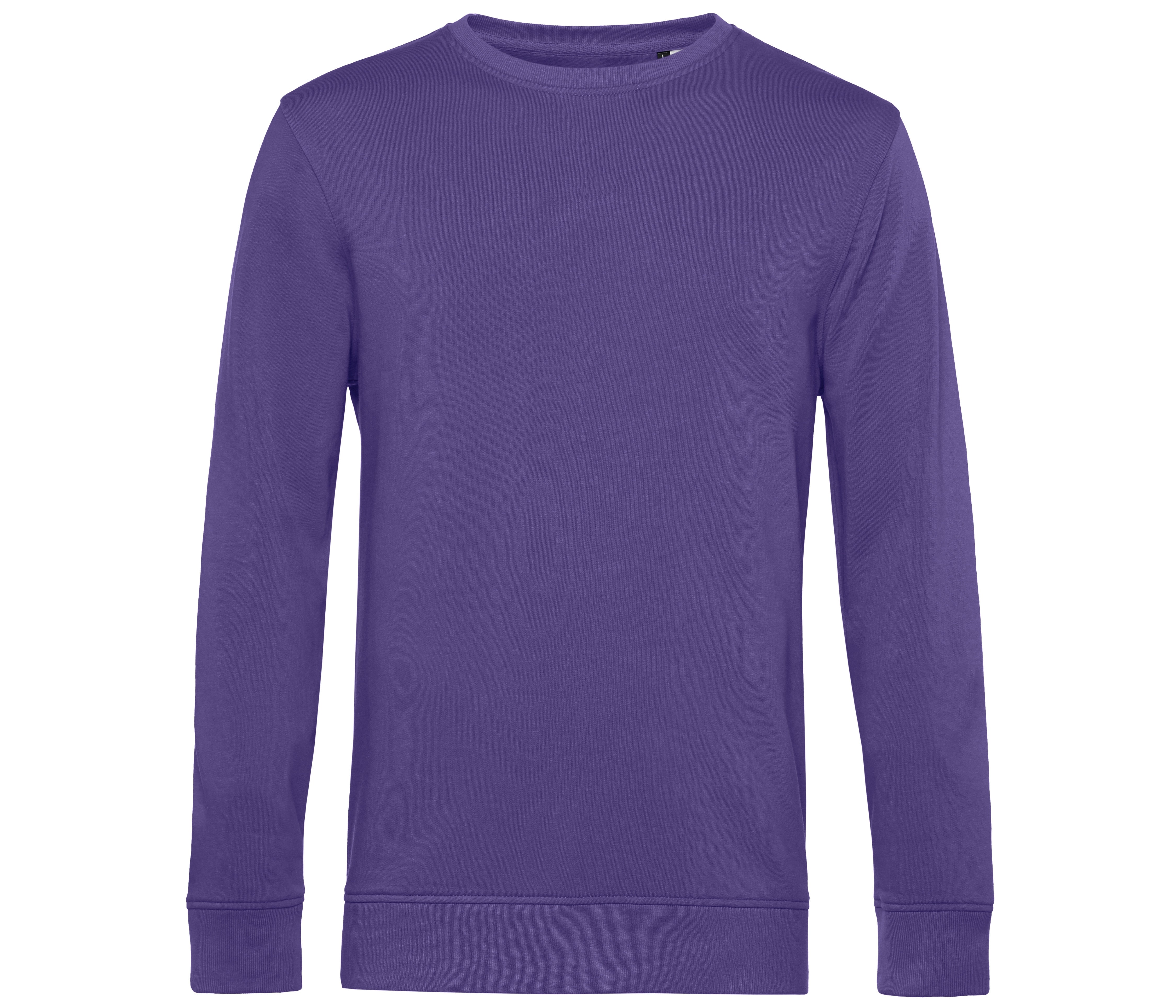 Sweat Col Rond Organique - Radiant Purple