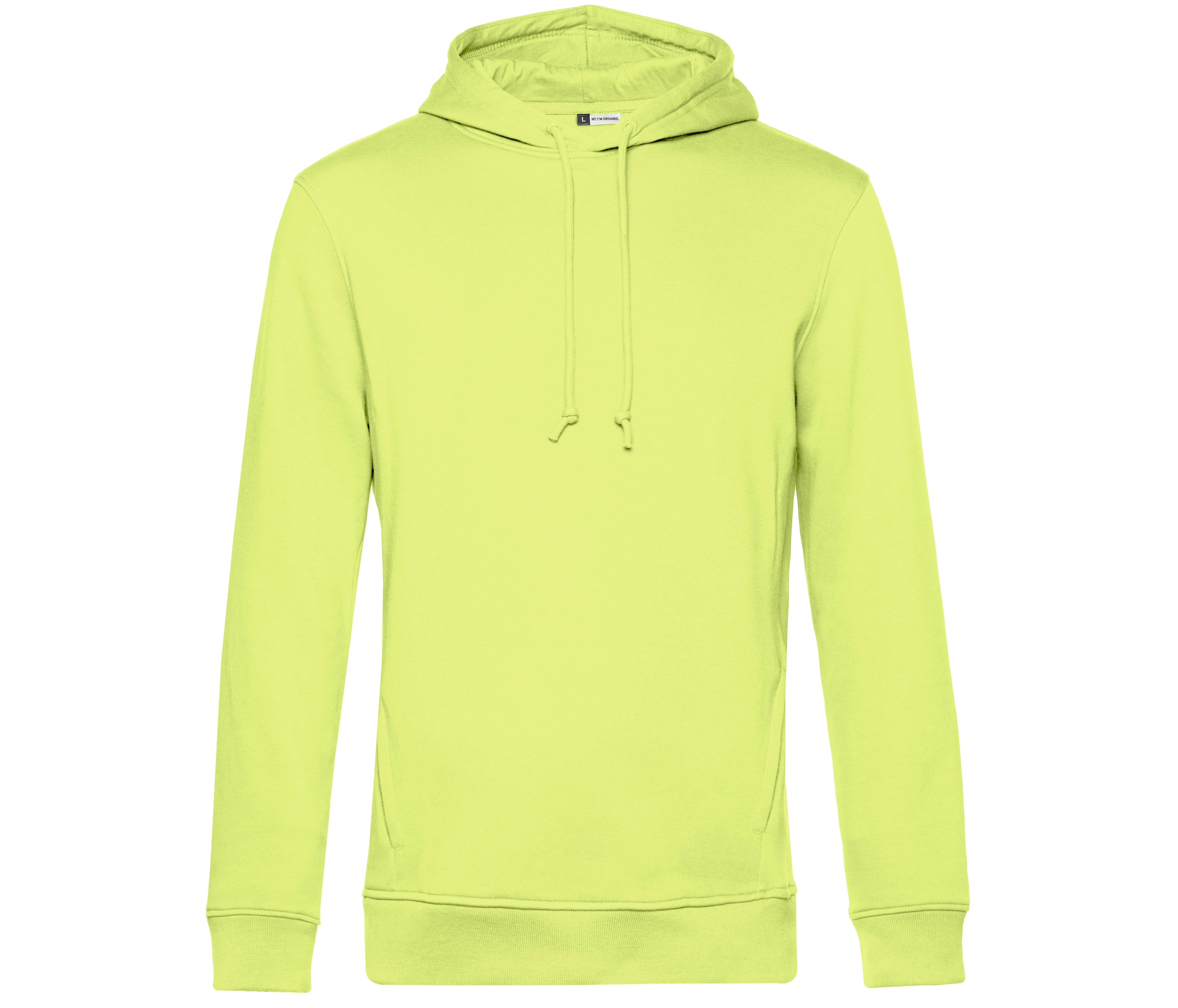 Sweat Capuche Écoresponsable - Lime